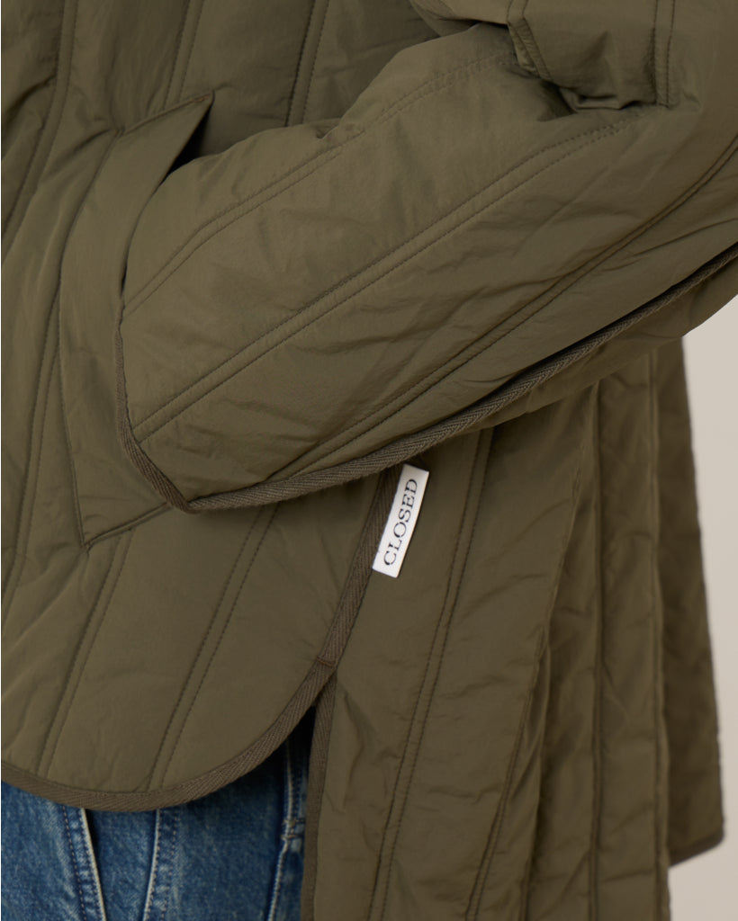 Closed Jas Quilted Forest Green