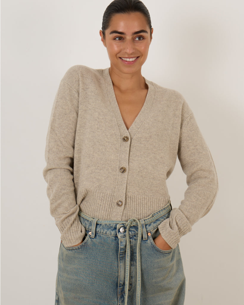 Closed Cardigan Beige Melange