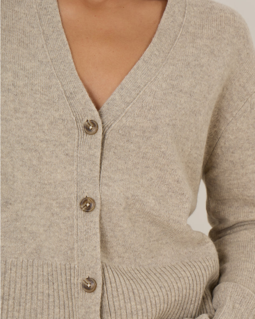 Closed Cardigan Beige Melange
