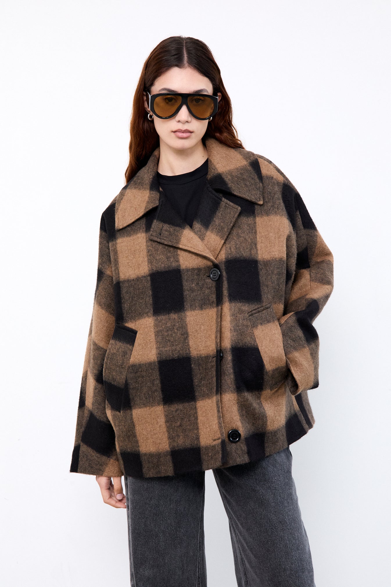 Liv The Label Jas Hazel Camel / Black Check