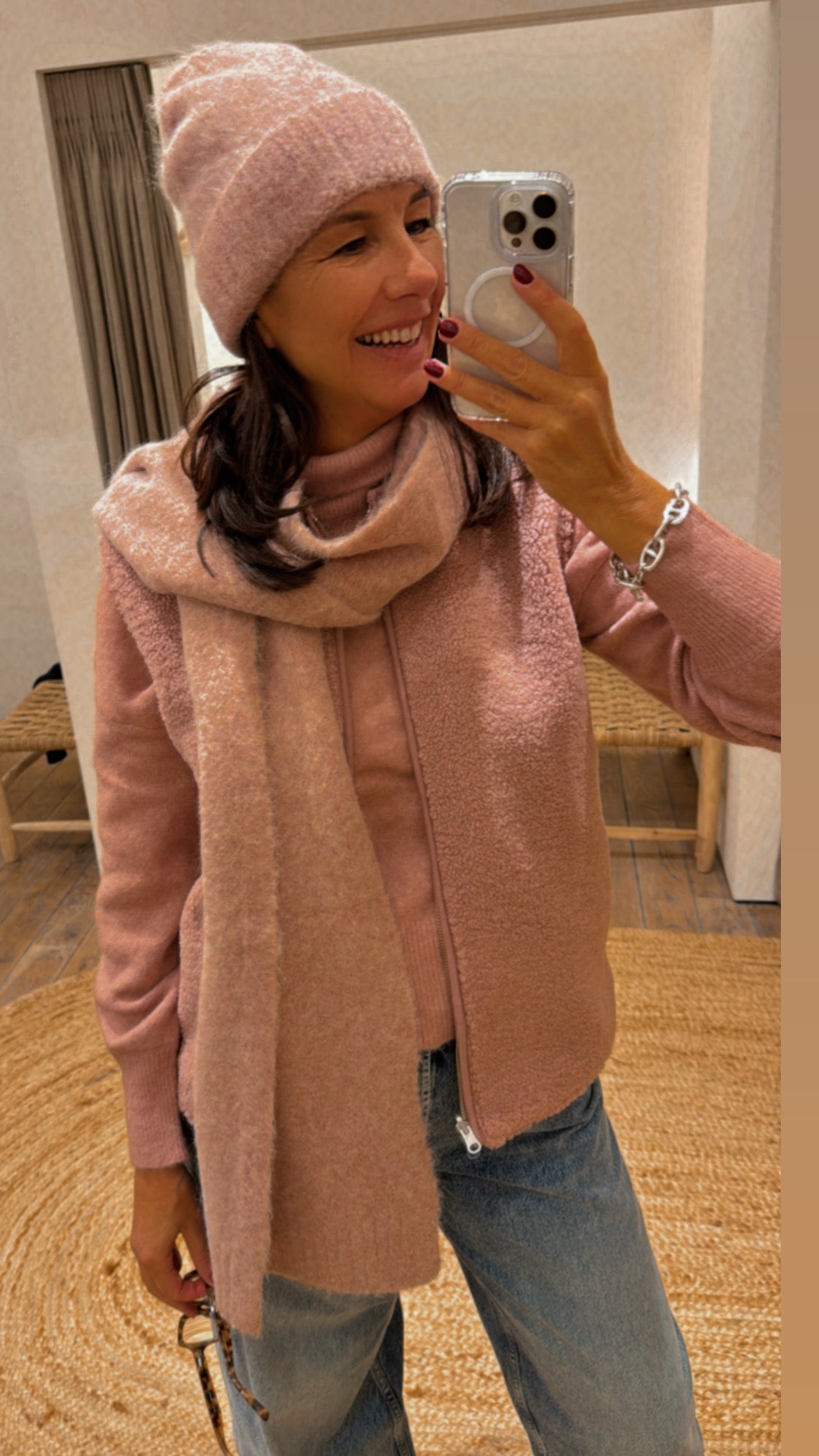 Samsoe Samsoe Muts Sajeanne Beanie Woodrose