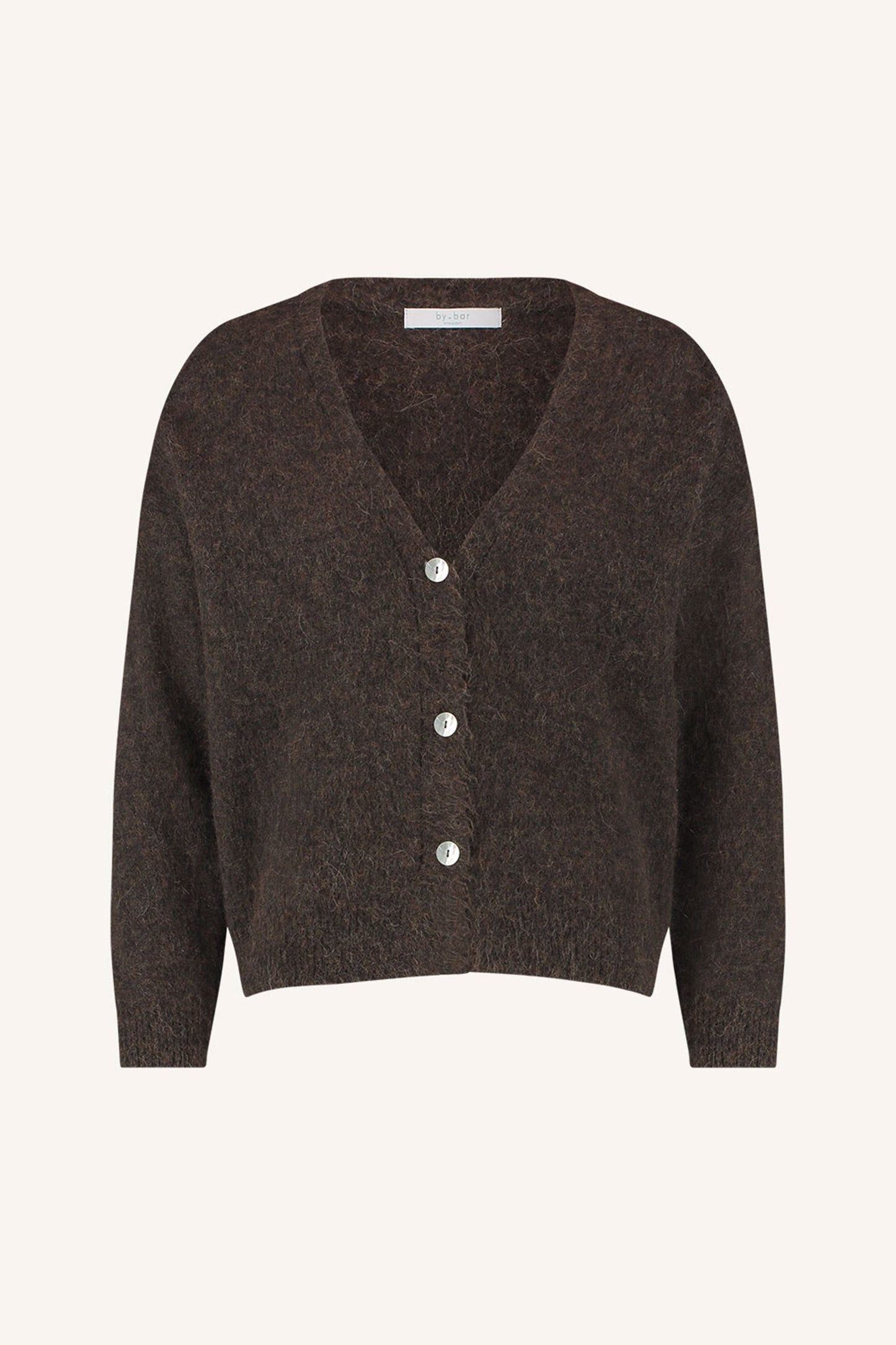 OUTLET By-Bar Cardigan Liv Café Noir