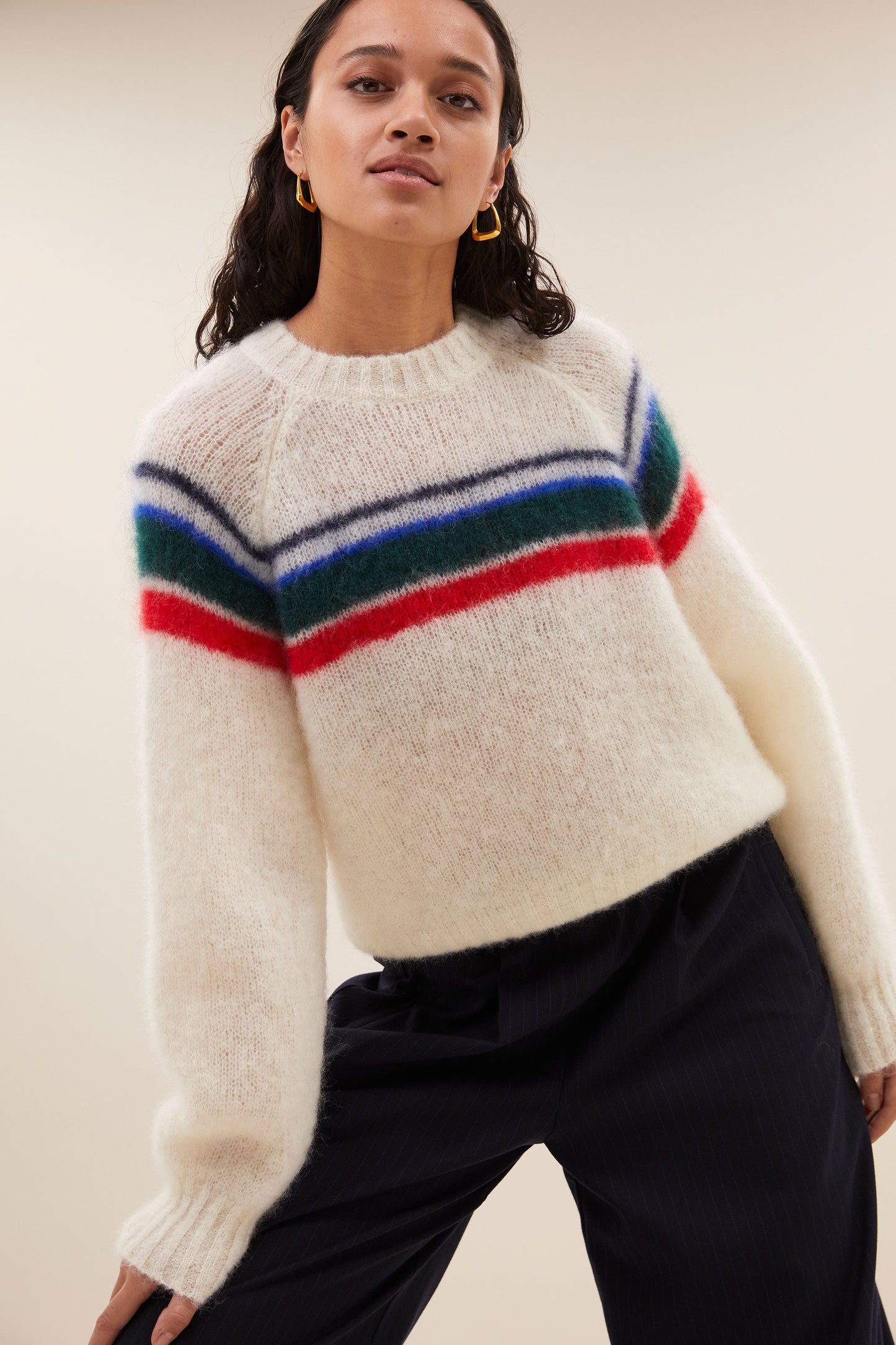 By-Bar Pull Liam Stripe Off White