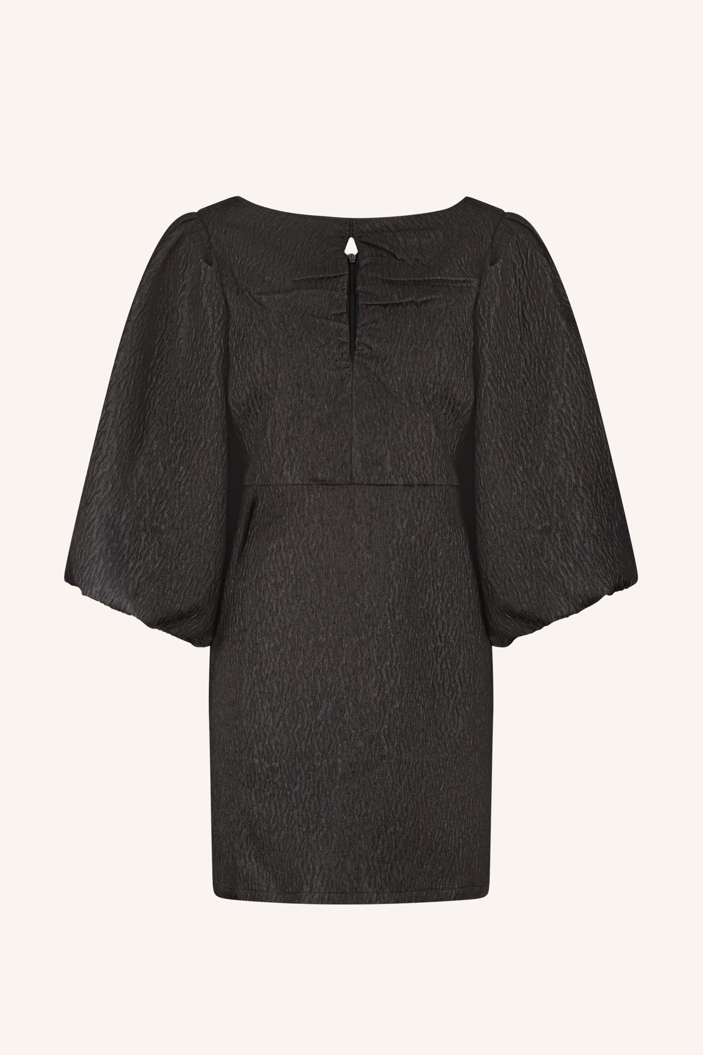 By-Bar Jurk Mimi Bubble Jet Black