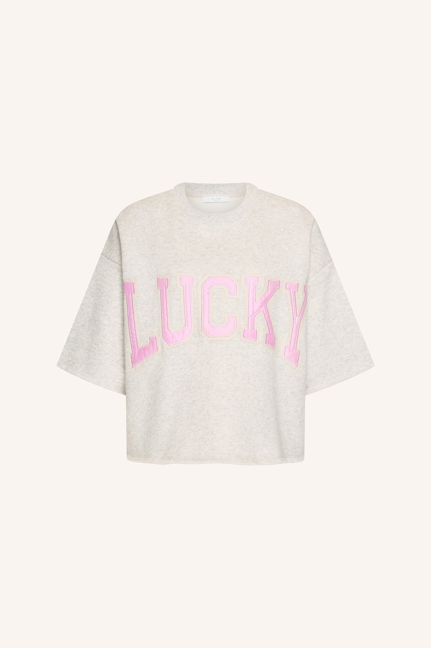 By-Bar Sweater Willow Lucky Light Grey Mêlee