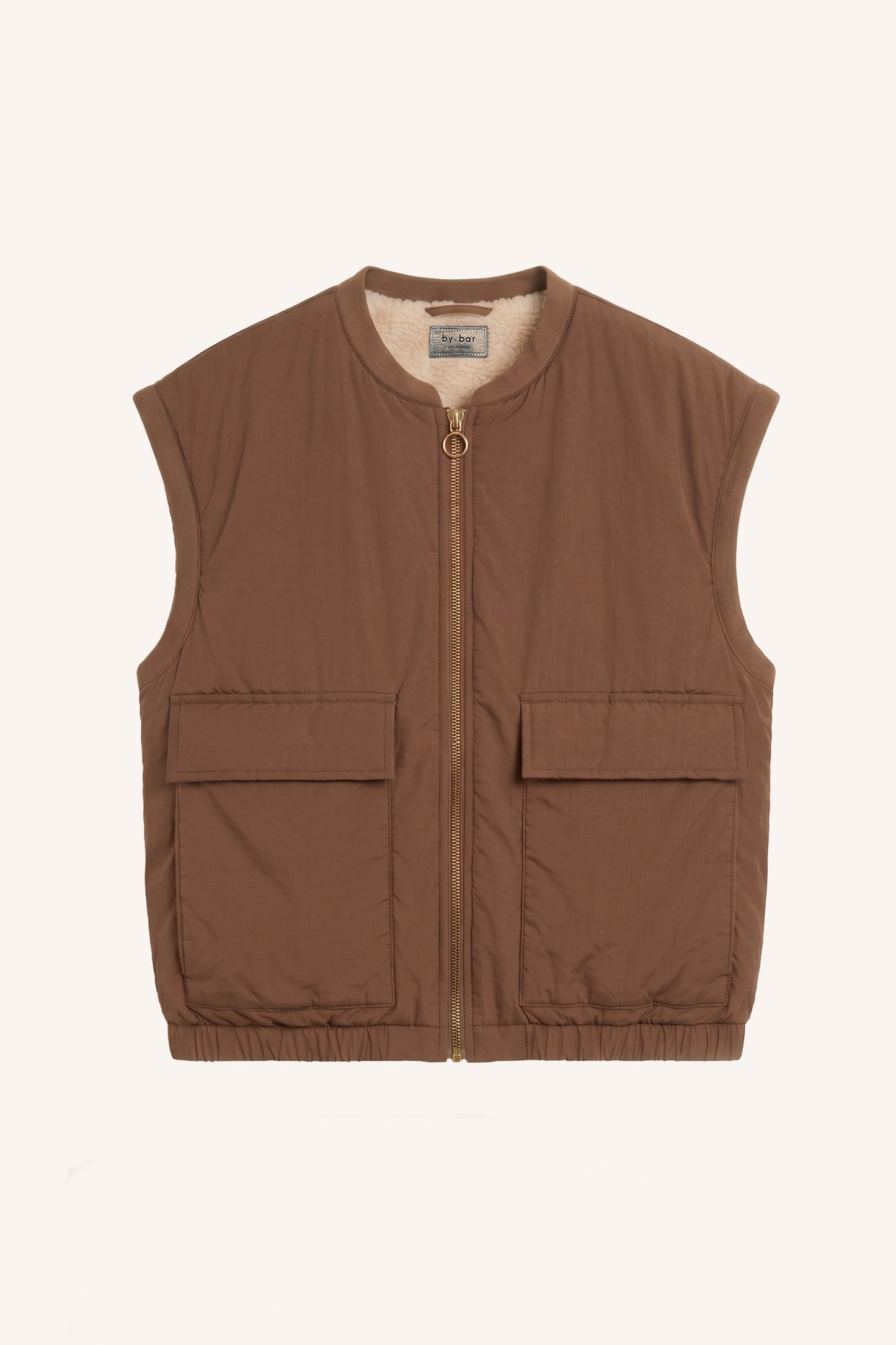 By-Bar Bodywarmer Reversible Gio Hazel (Bruin)