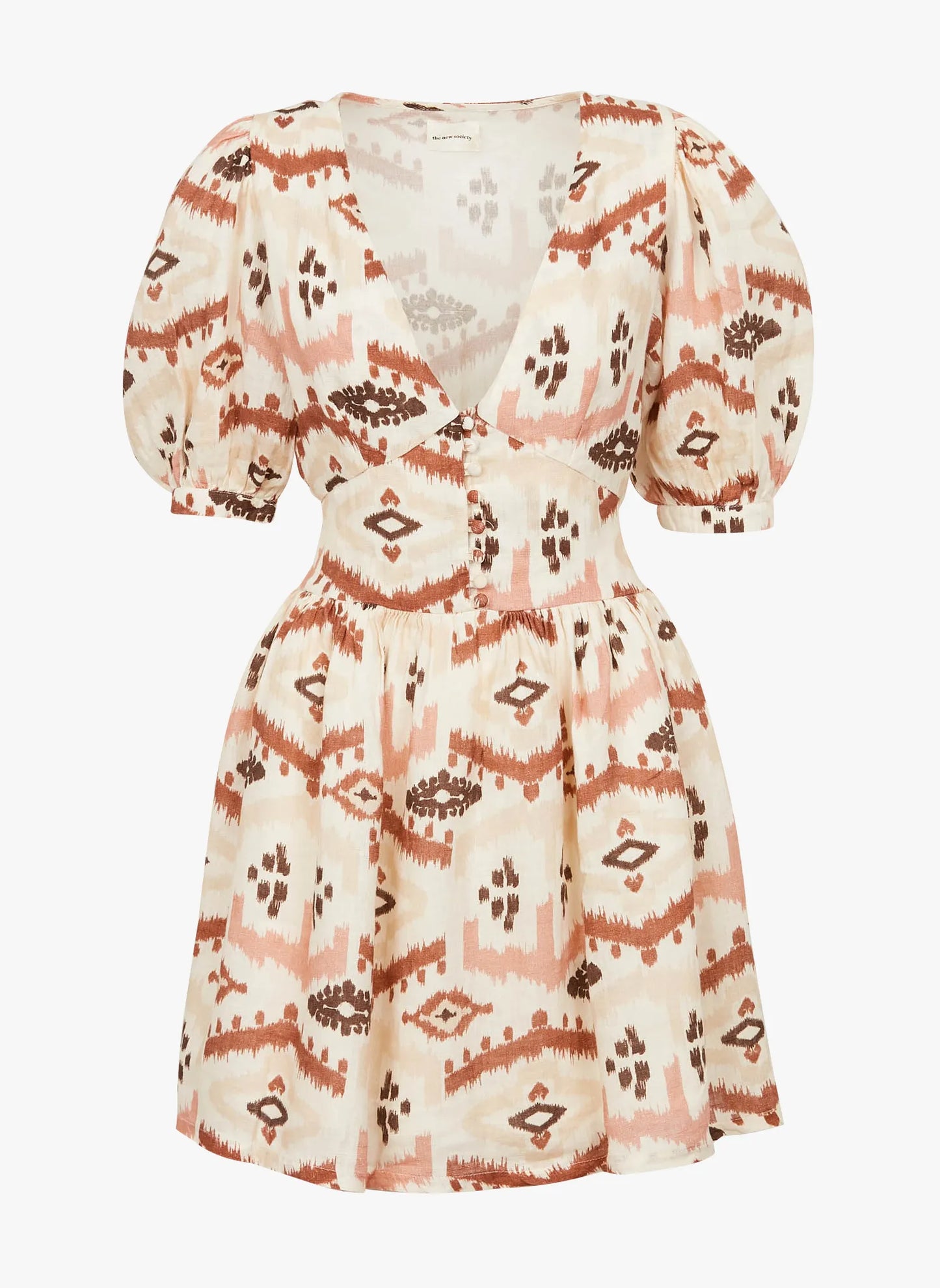 OUTLET The New Society Jurk West Print