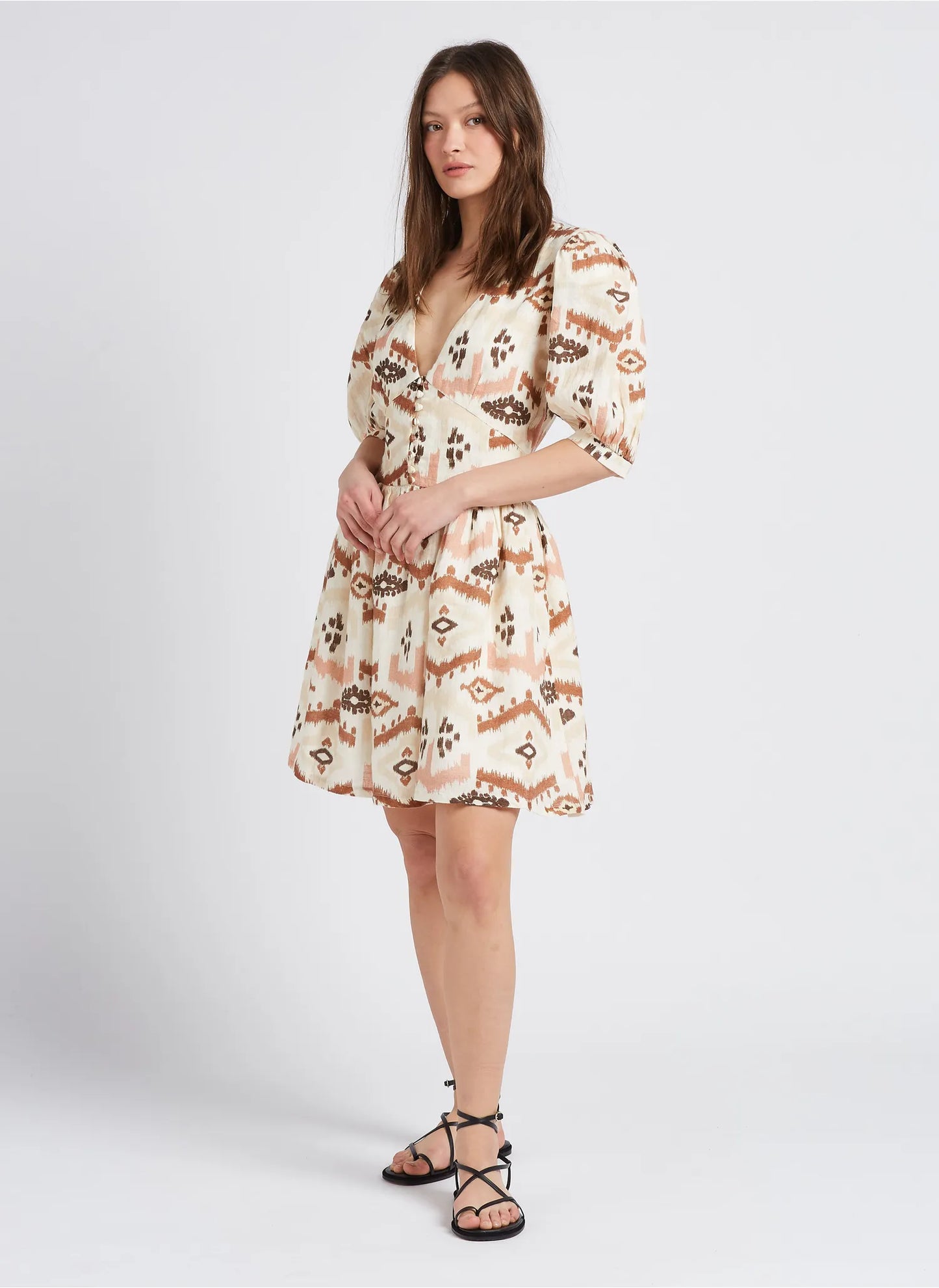 OUTLET The New Society Jurk West Print