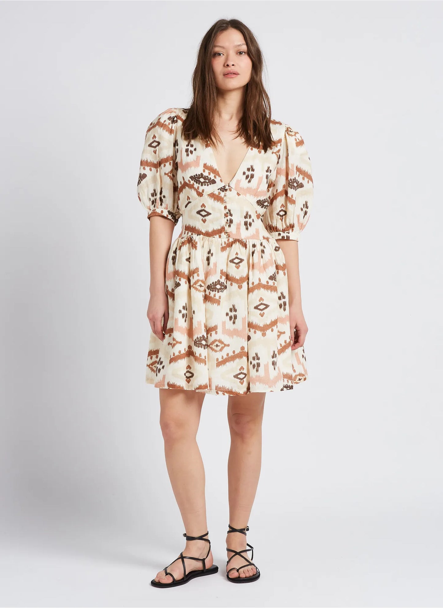 OUTLET The New Society Jurk West Print