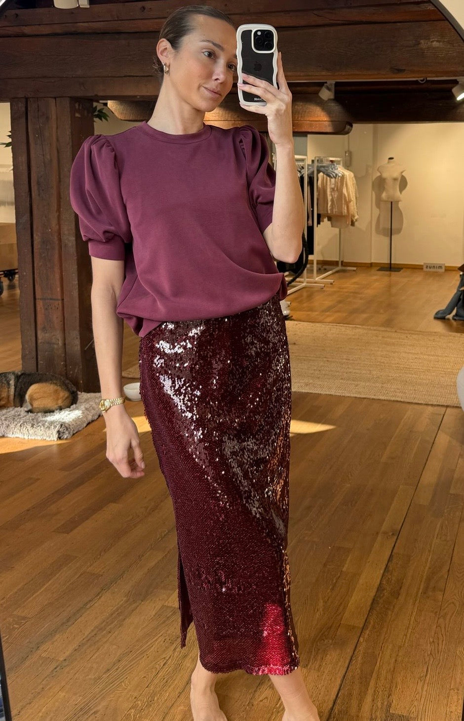 Minus T-Shirt MSLivana Cordovan