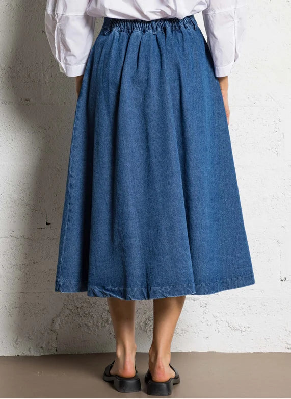 Rue de Tokyo Rok Pen Washed Indigo Denim