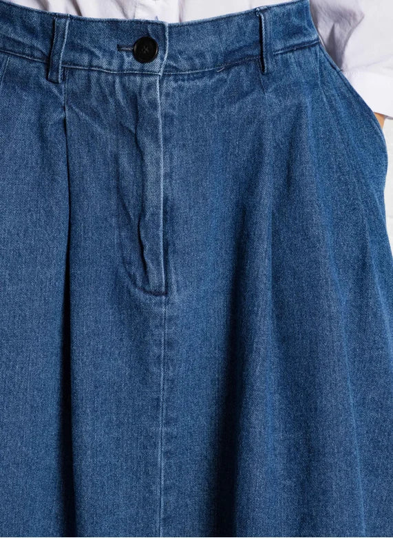 Rue de Tokyo Rok Pen Washed Indigo Denim
