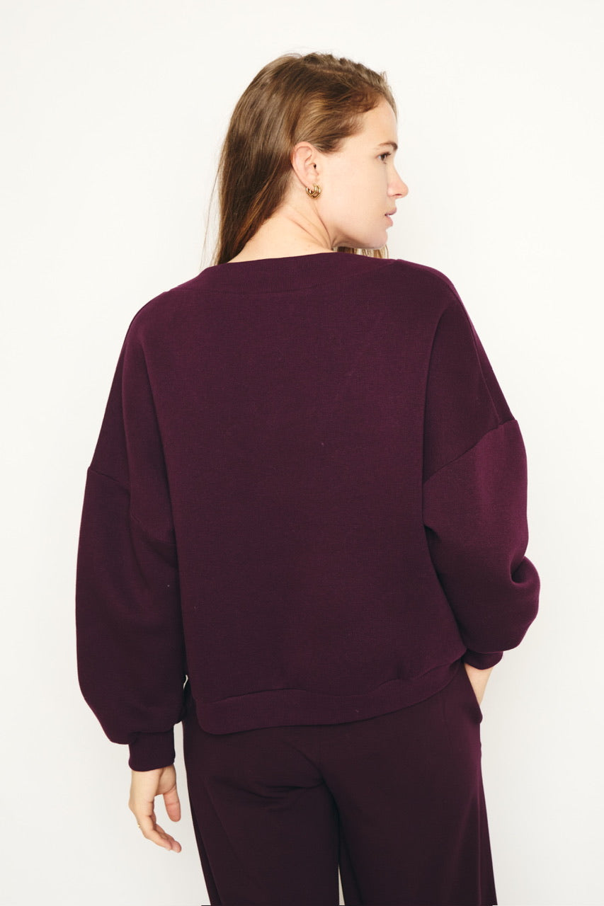 Re/Born Sweater Athena Vino