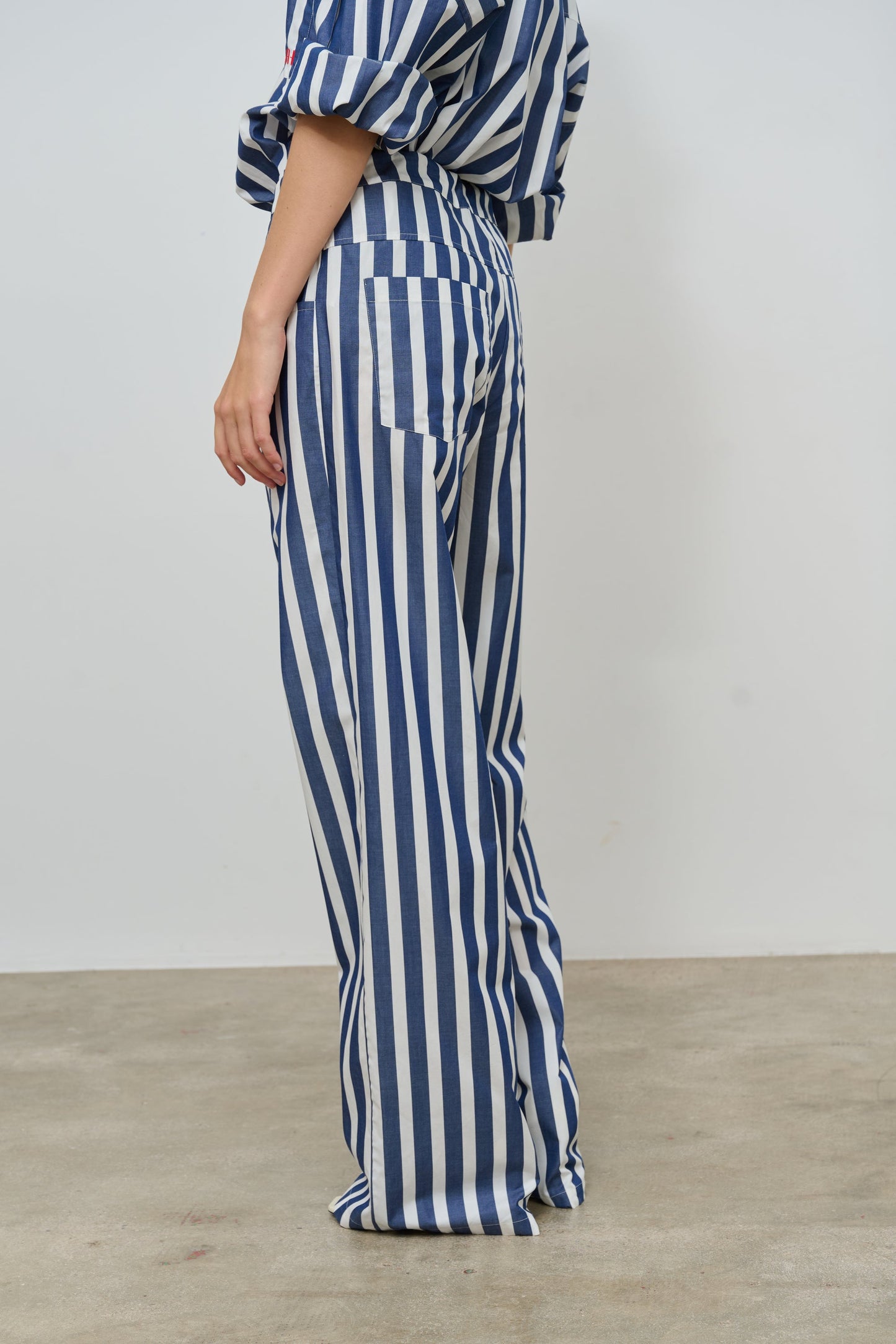 Bad Habits Broek Louisa Stripes Blue
