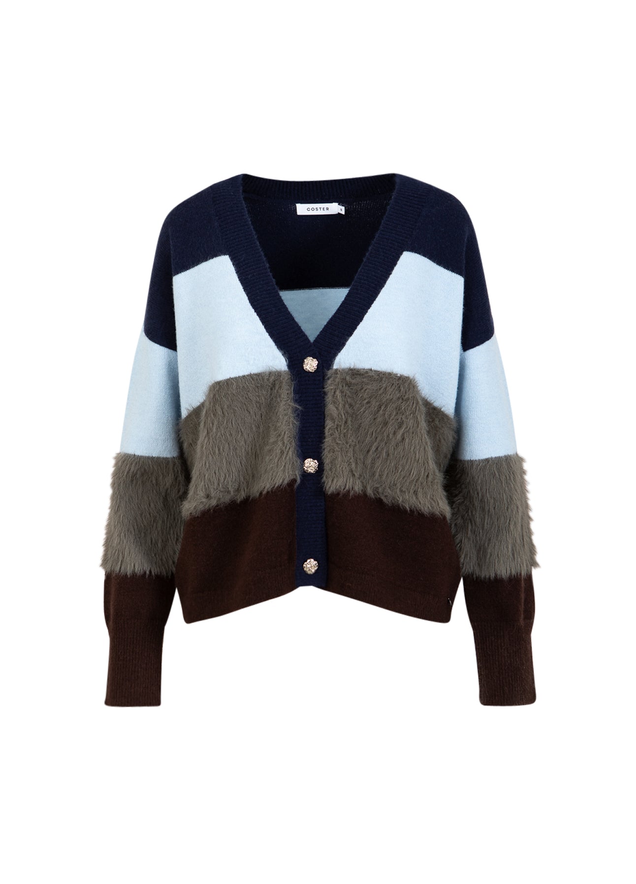 Coster Copenhagen Cardigan Colorblock Mix