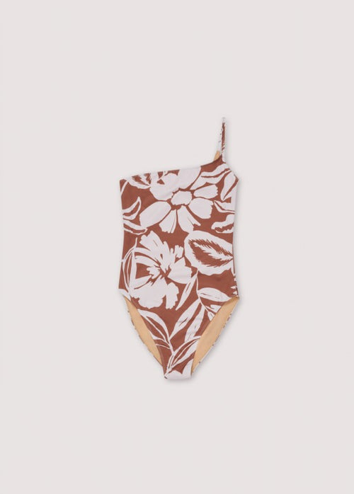 OUTLET The New Society Swimsuit Flower Desert Print Sequoia