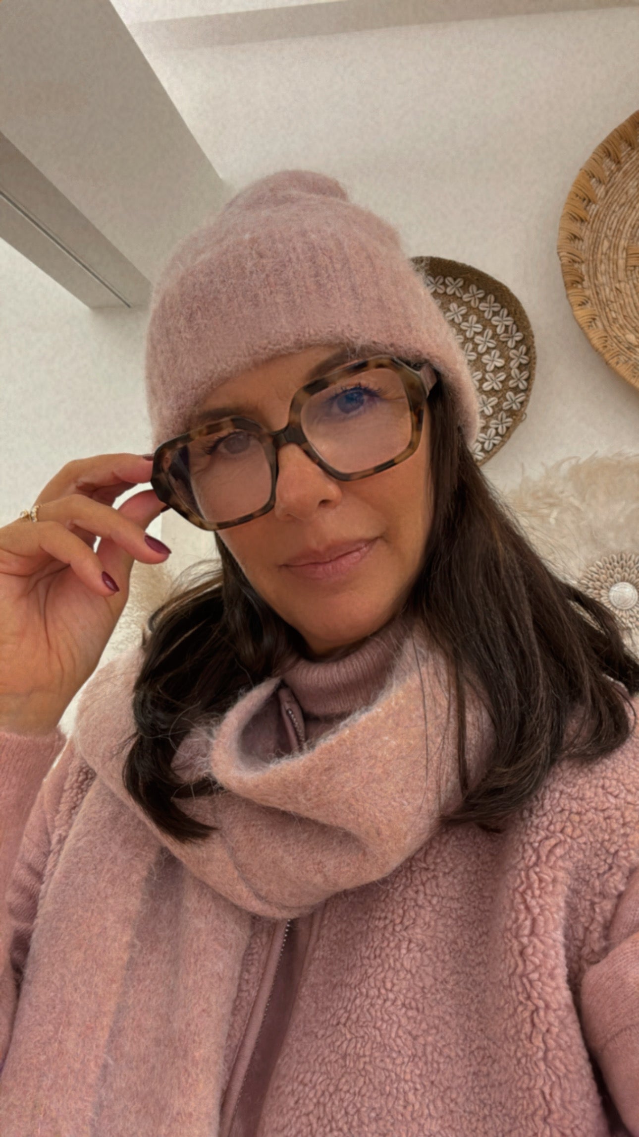 Samsoe Samsoe Muts Sajeanne Beanie Woodrose