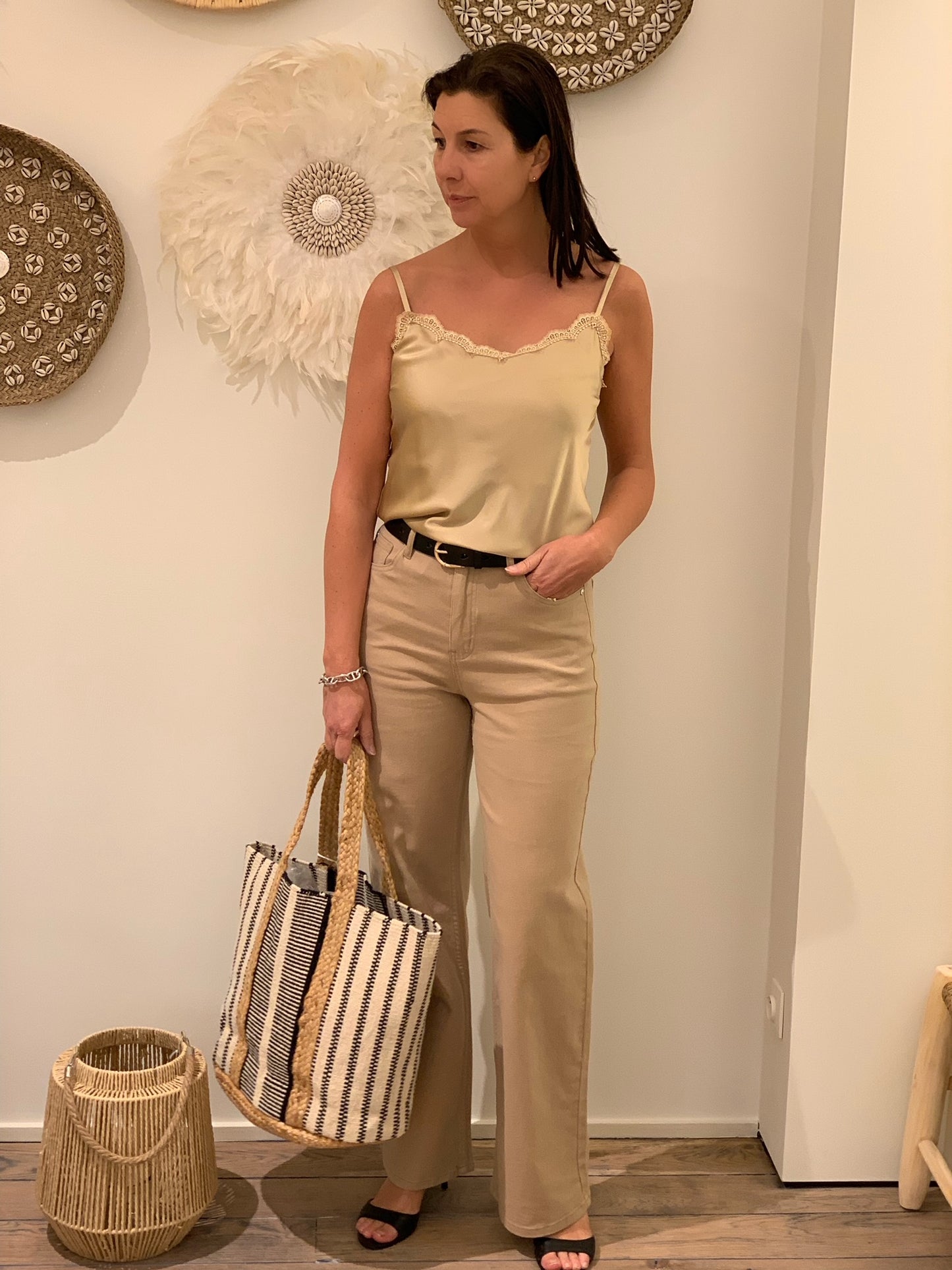 OUTLET Janice Top River Gold