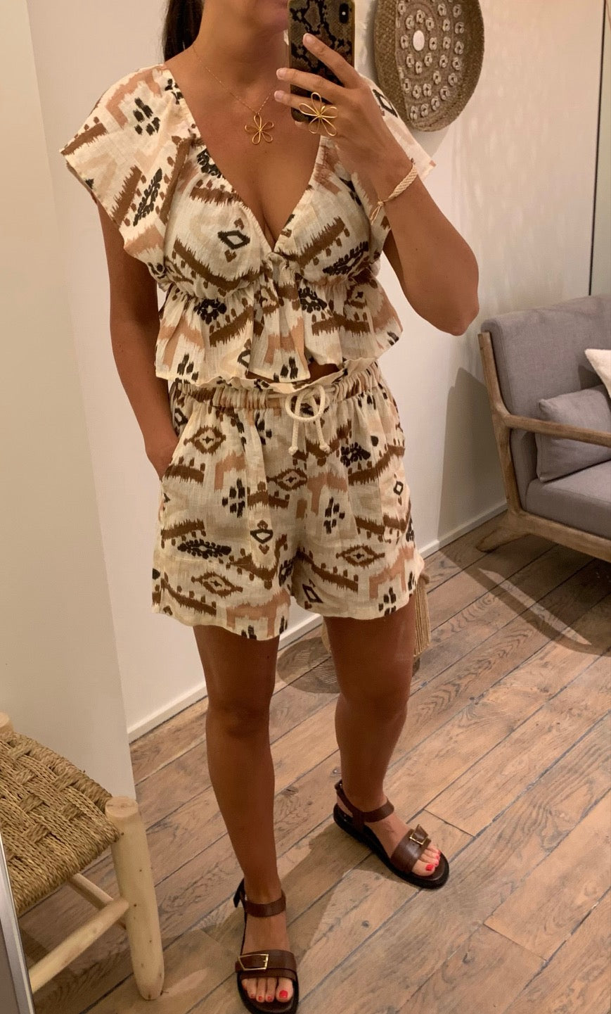OUTLET The New Society Top West Women West Print