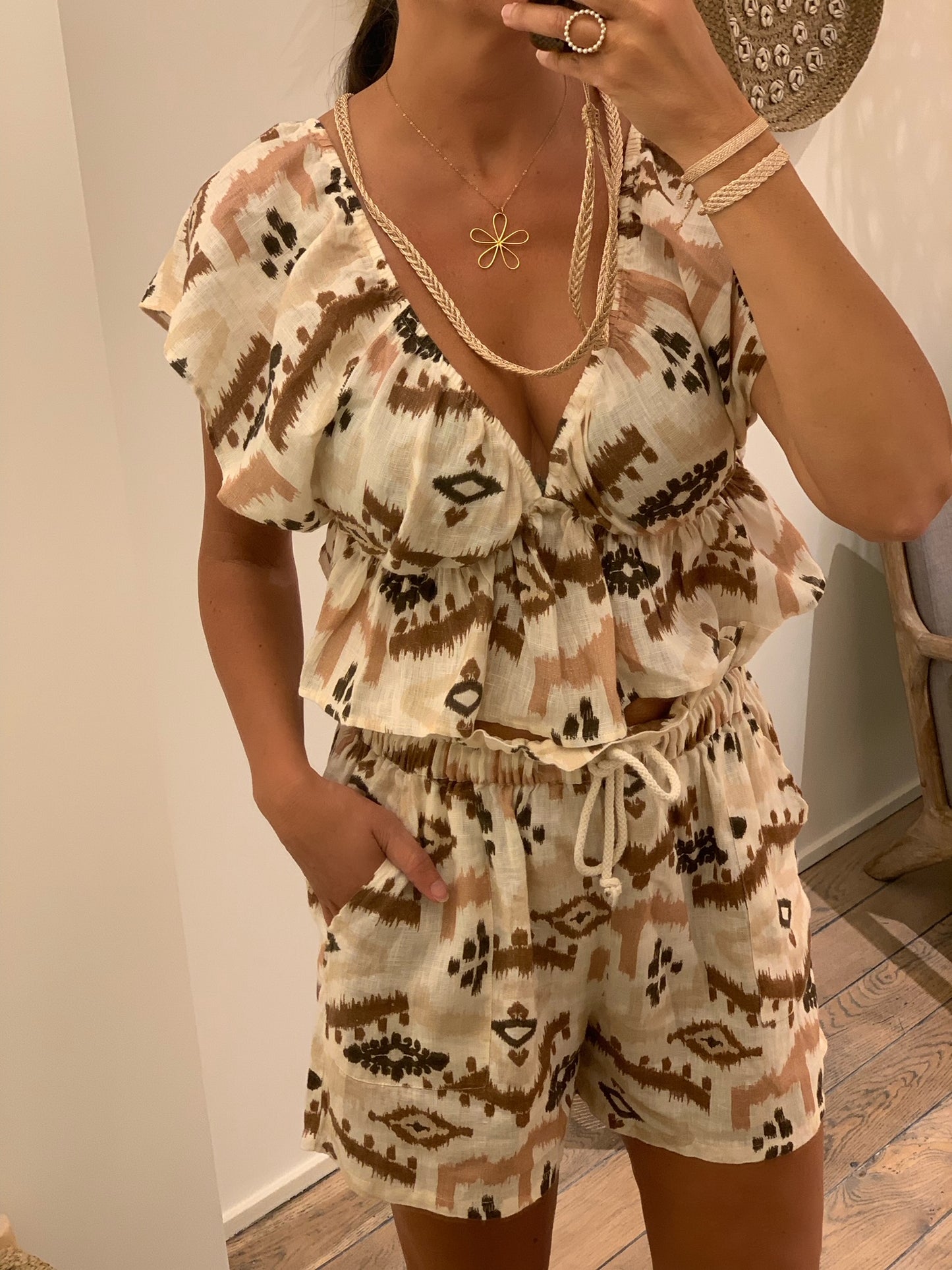 OUTLET The New Society Top West Women West Print
