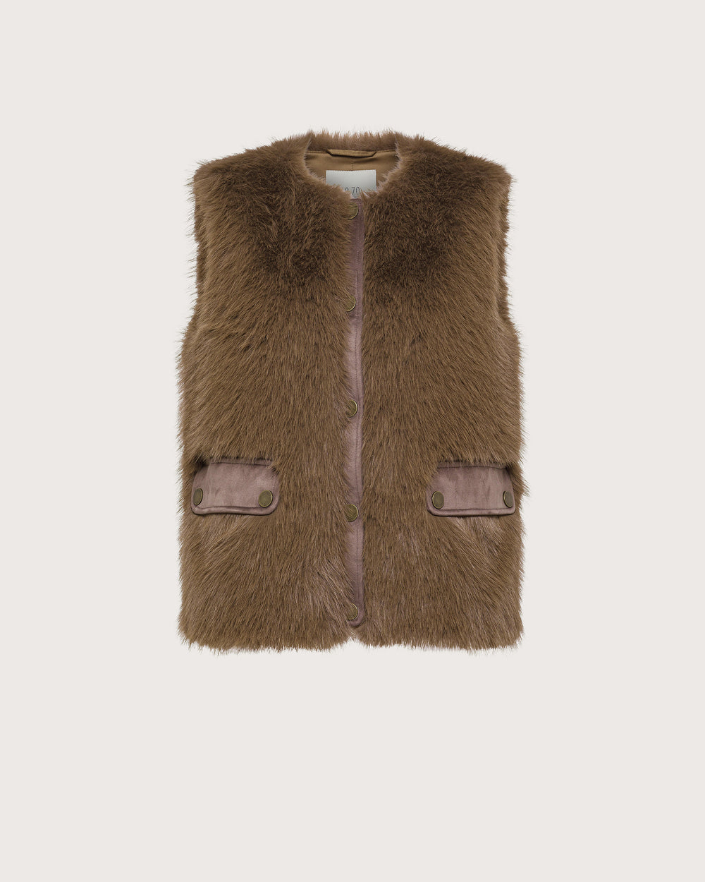 19.70 Bodywarmer Faux-Fur Marron