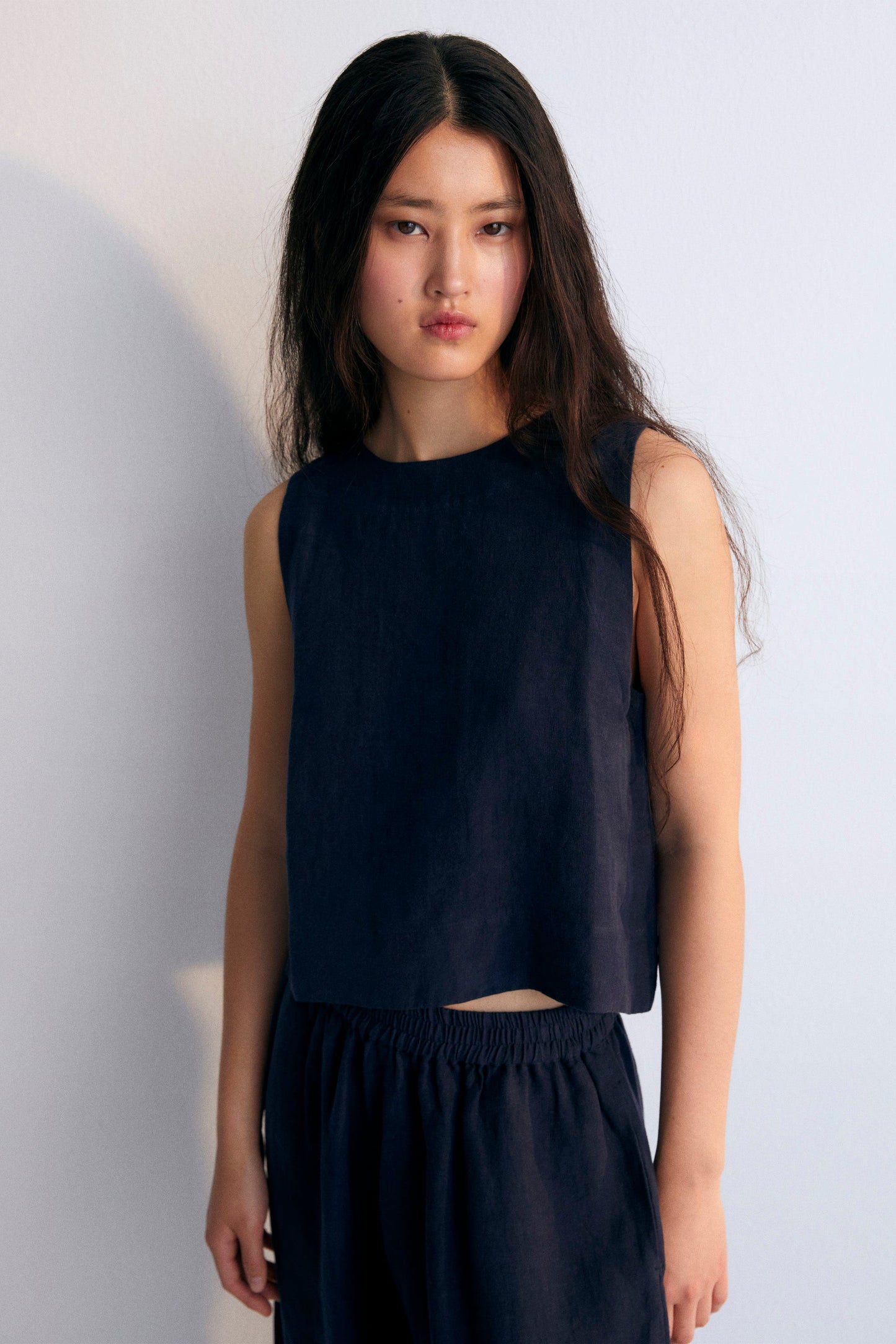 The New Society Top Hera Navy