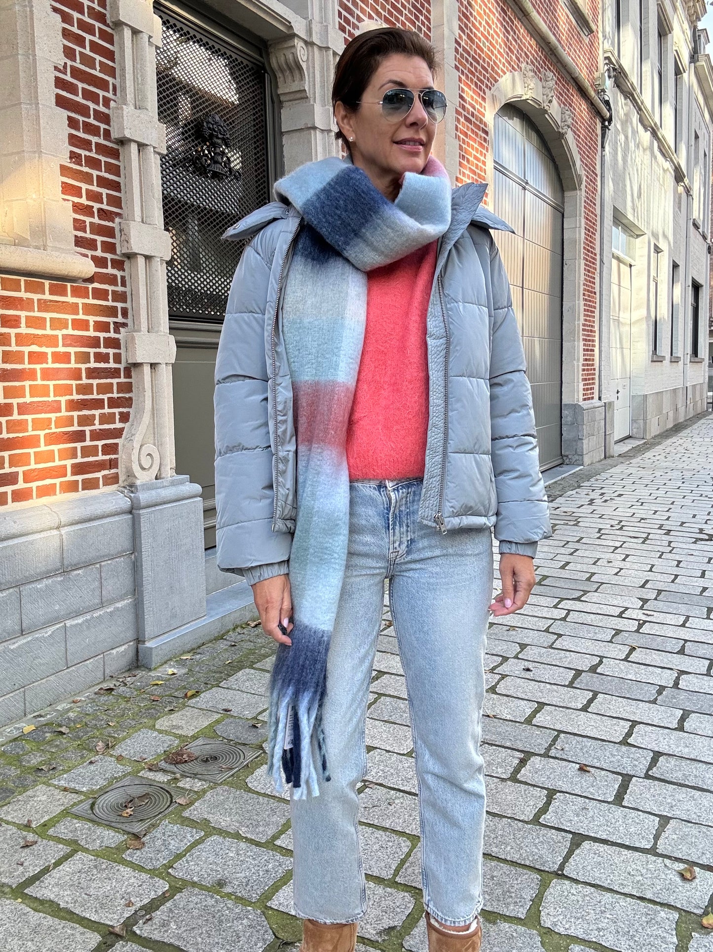 Coster Copenhagen Sjaal Blue Mix