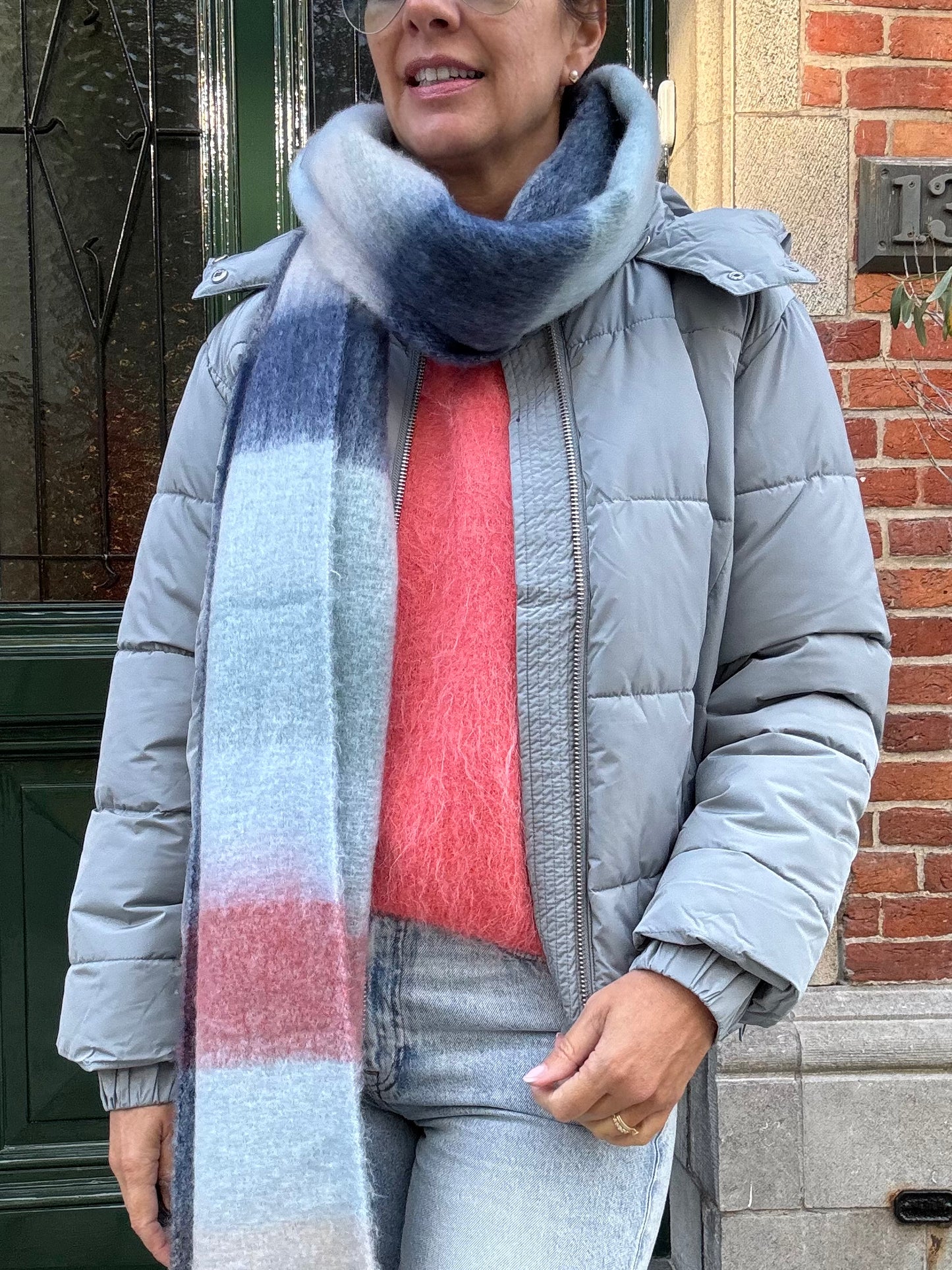 Coster Copenhagen Sjaal Blue Mix