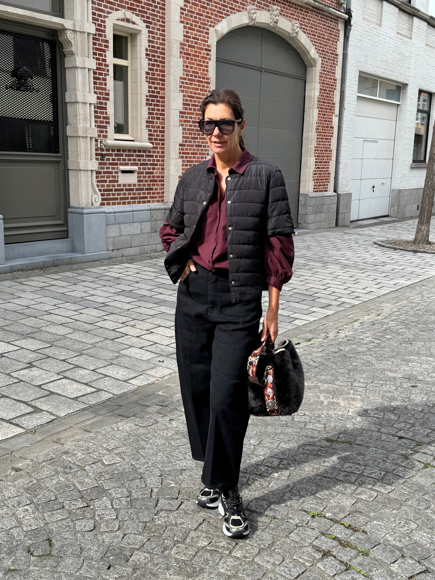 +People Jeans Marion Ballonmodel Zwart