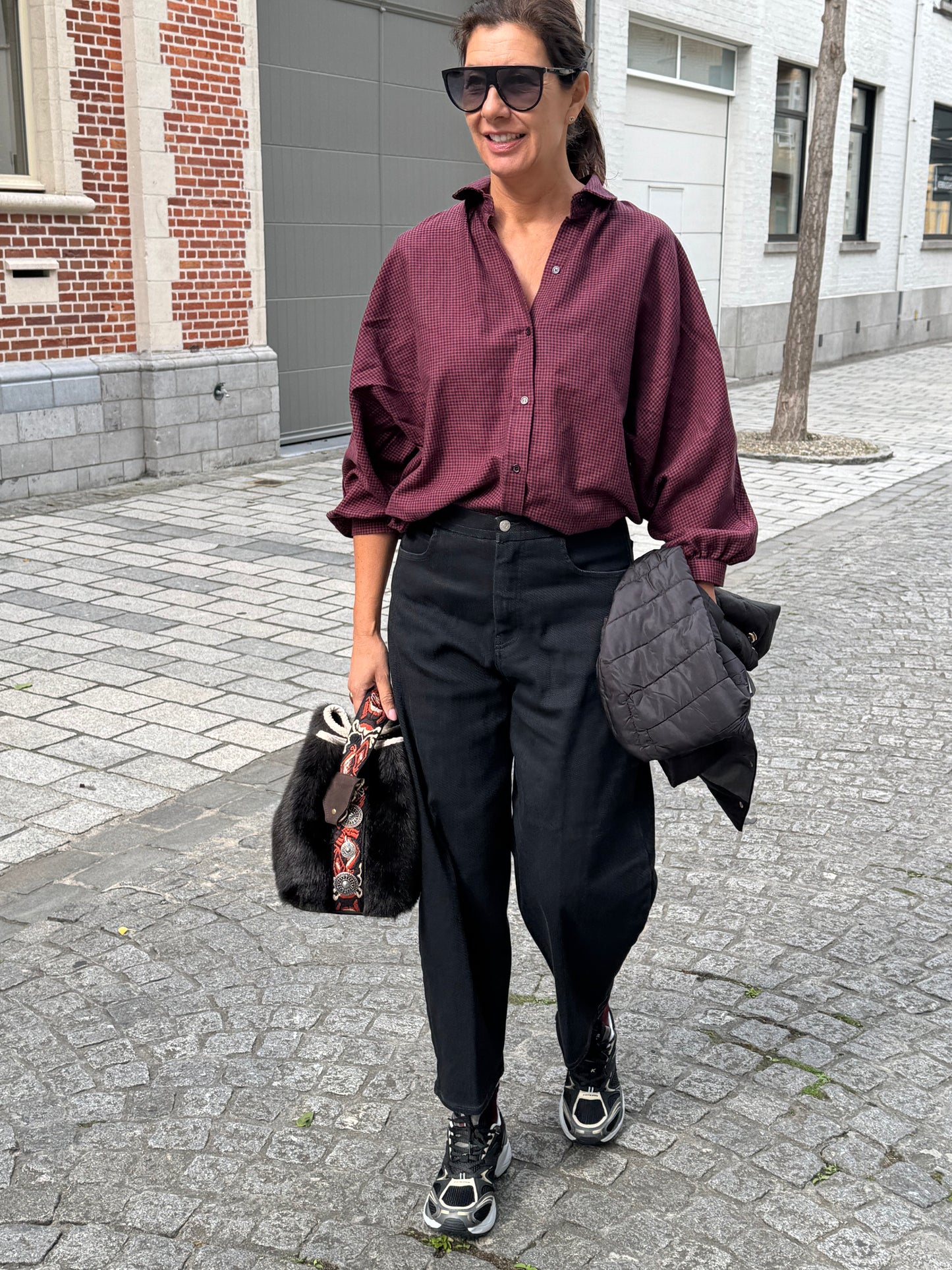 Liv The Label Bloes Mel Red Gingham