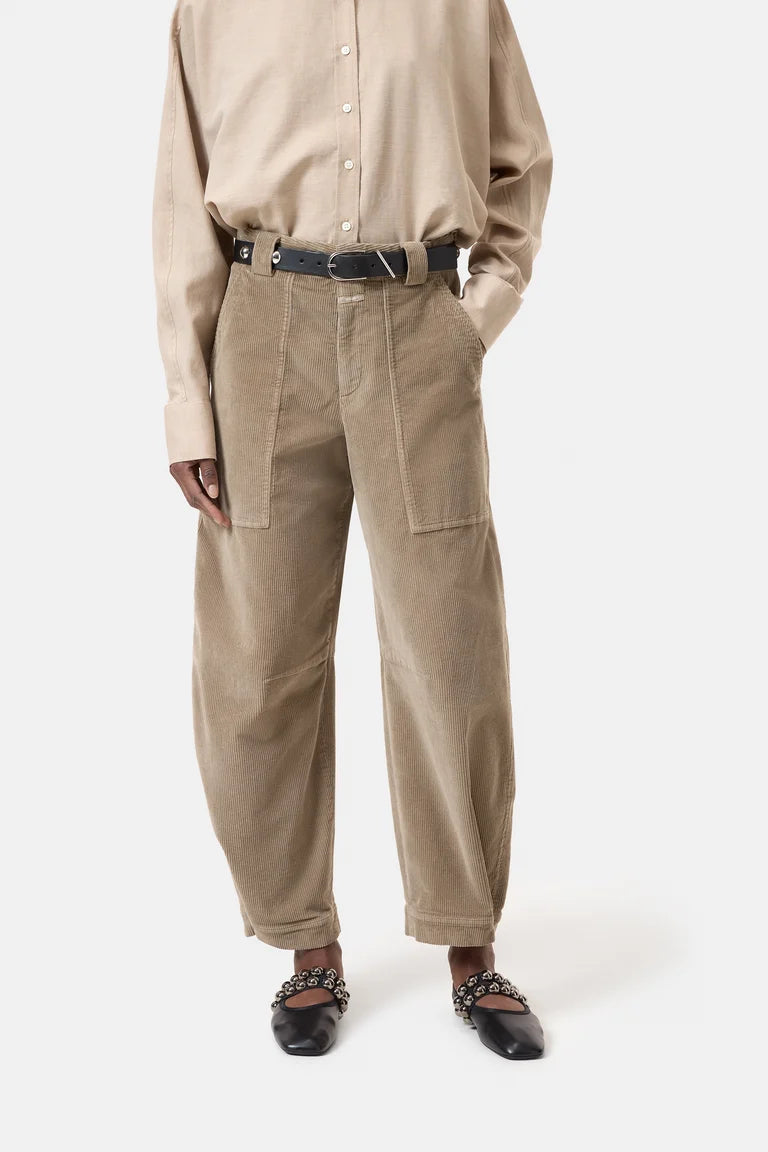 Closed Broek Barrel Rhannon Clay Beige