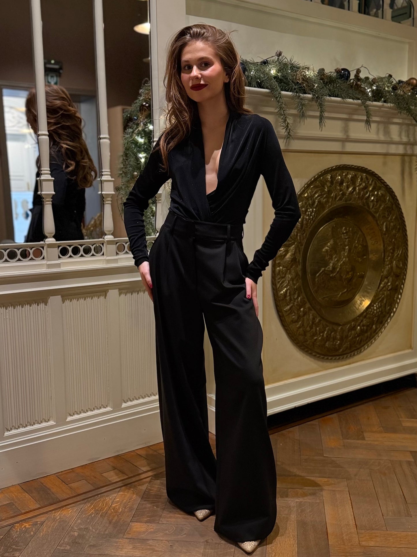 Eleh Body Wrap-effect Zwart