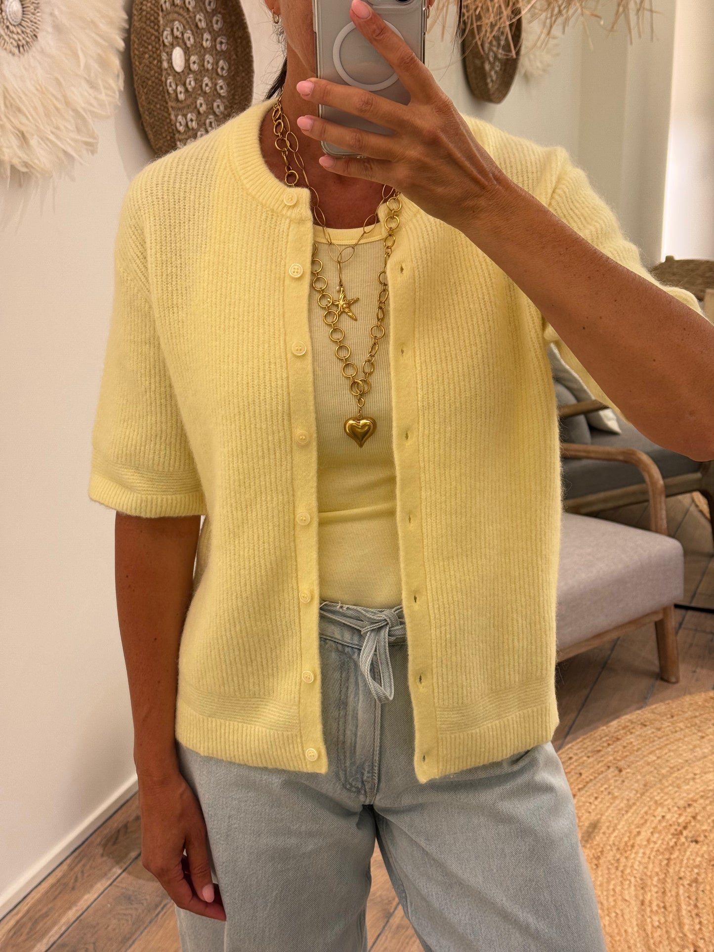 Samsoe Samsoe Cardigan Saanoura Flan