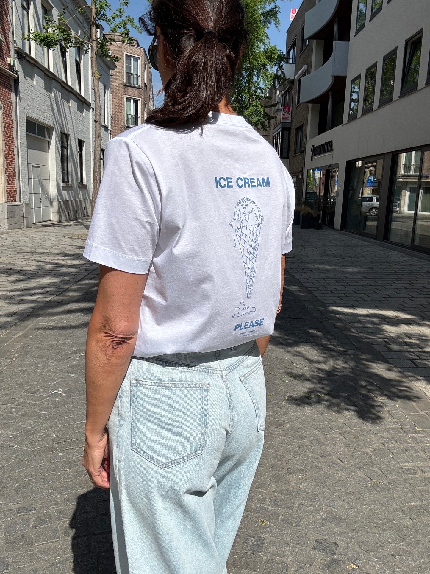 Samsoe Samsoe T-Shirt Sacamino Ice Blue Jasper