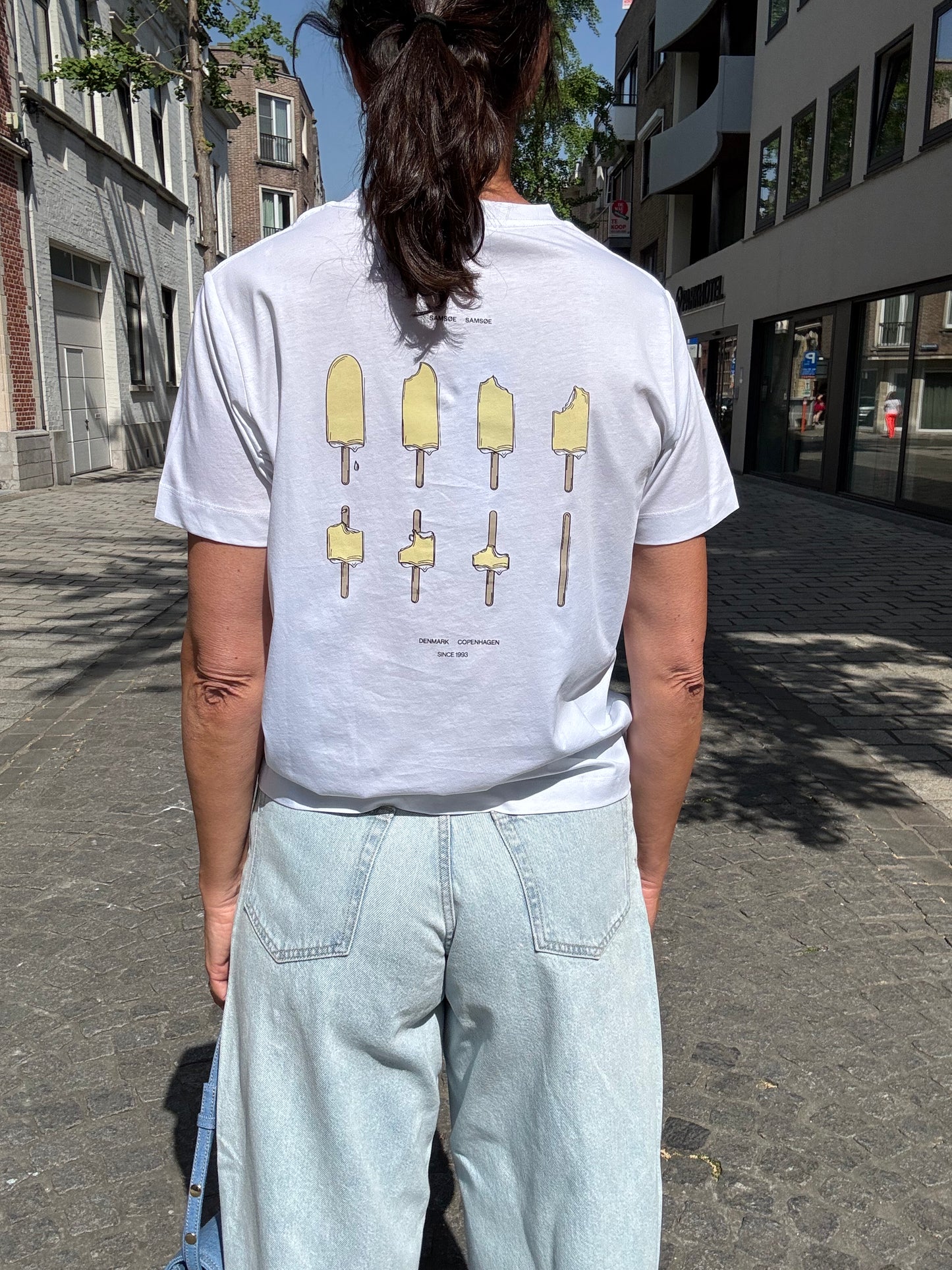 Samsoe Samsoe T-Shirt Sacamino Eight Ice Flan