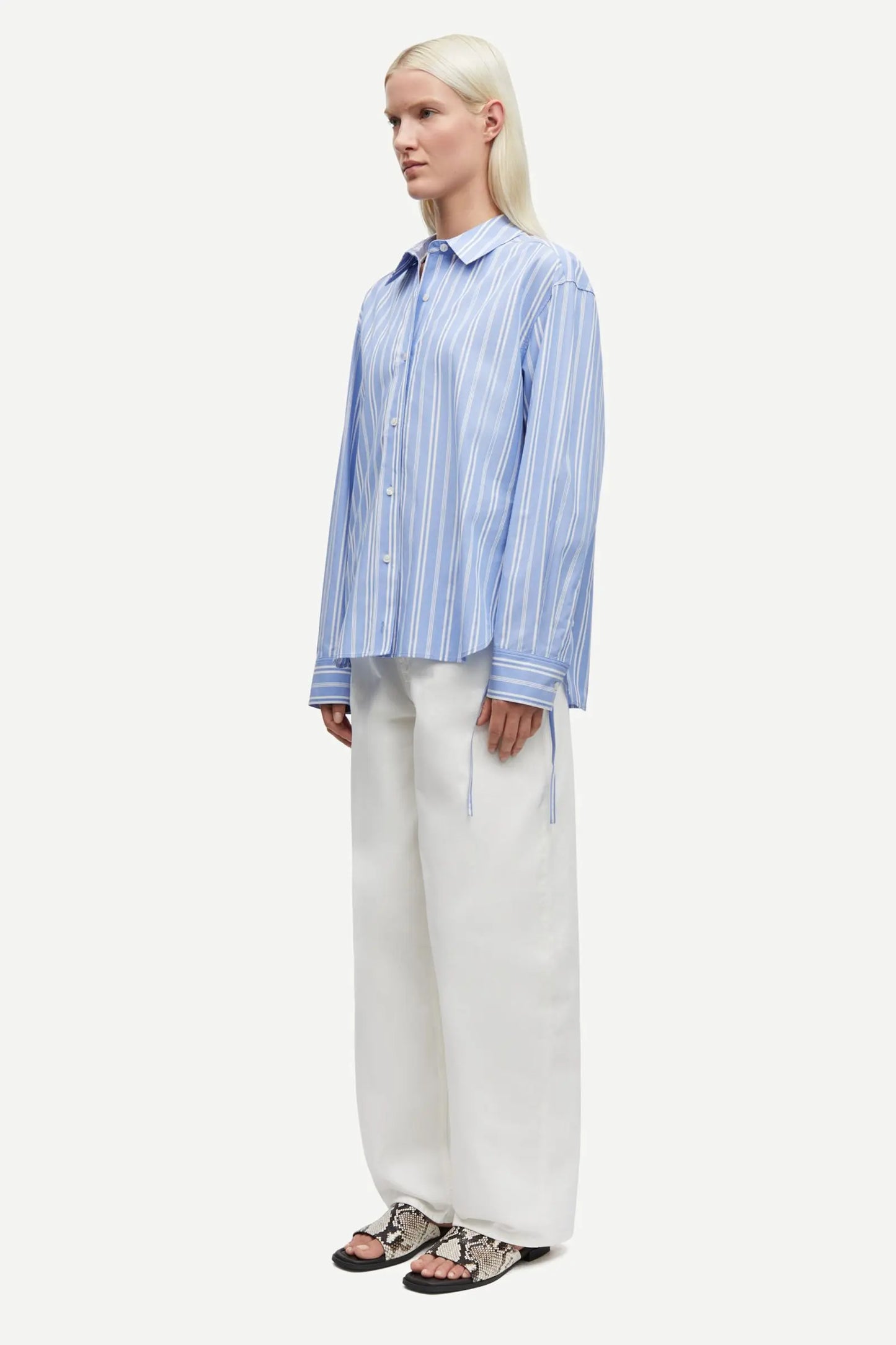 Samsoe Samsoe Bloes Sacatan Blue Stripe