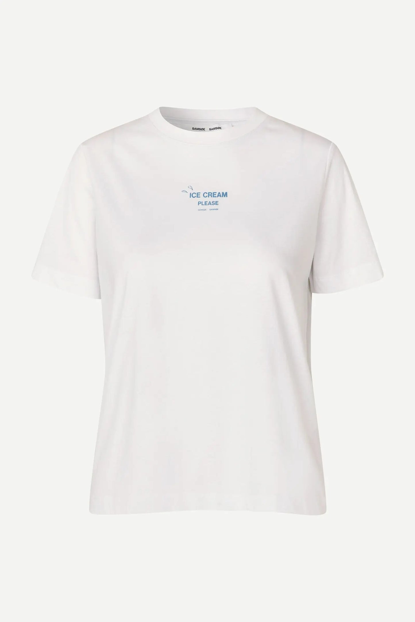 Samsoe Samsoe T-Shirt Sacamino Ice Blue Jasper