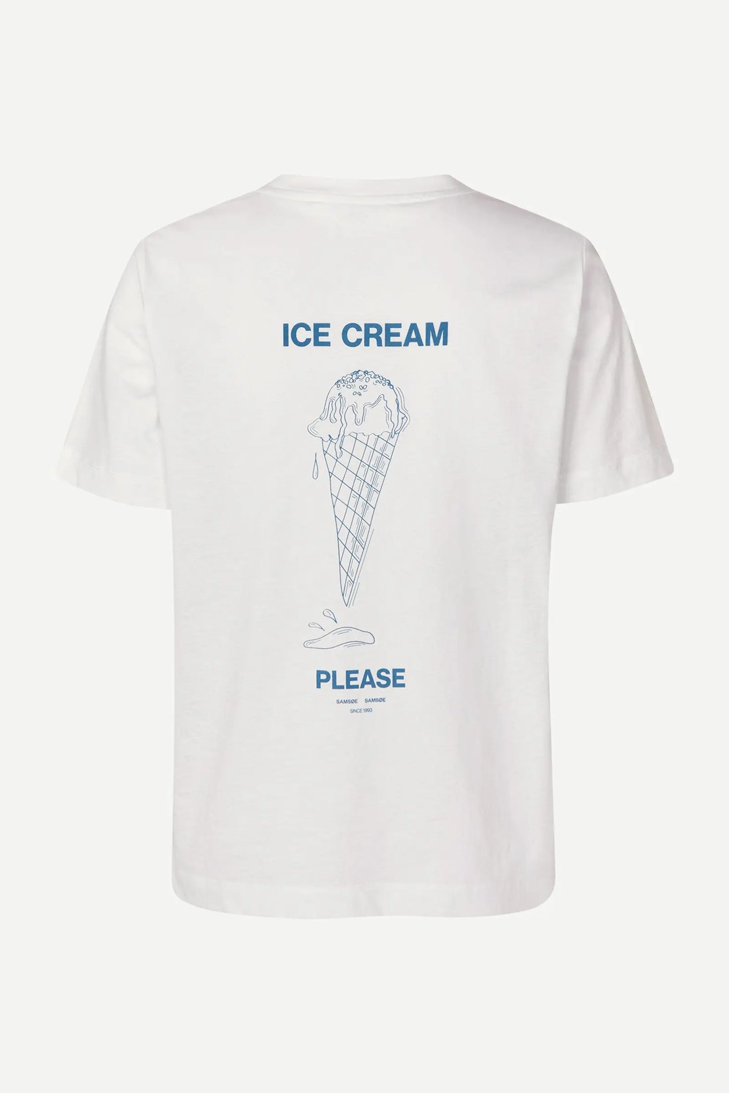 Samsoe Samsoe T-Shirt Sacamino Ice Blue Jasper
