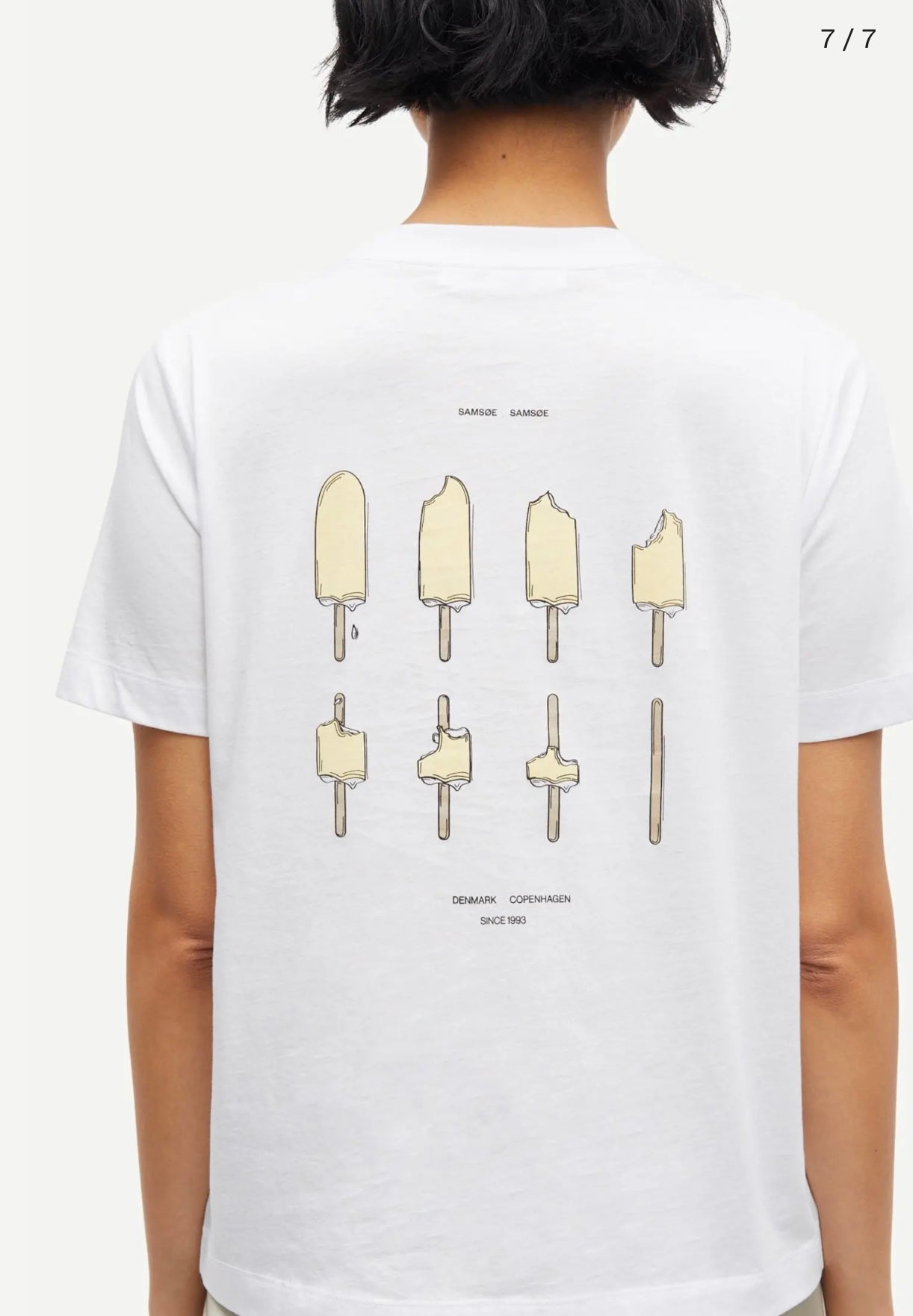 Samsoe Samsoe T-Shirt Sacamino Eight Ice Flan