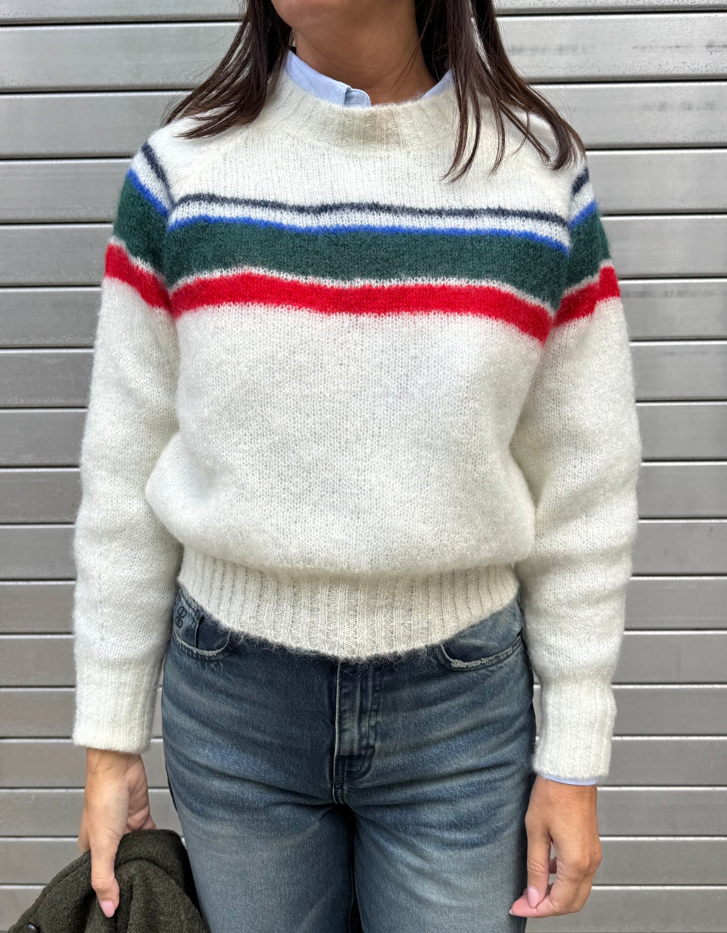By-Bar Pull Liam Stripe Off White