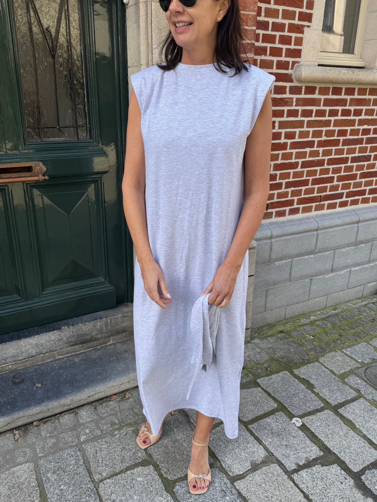 Re/Born Jurk Madeline White Melange