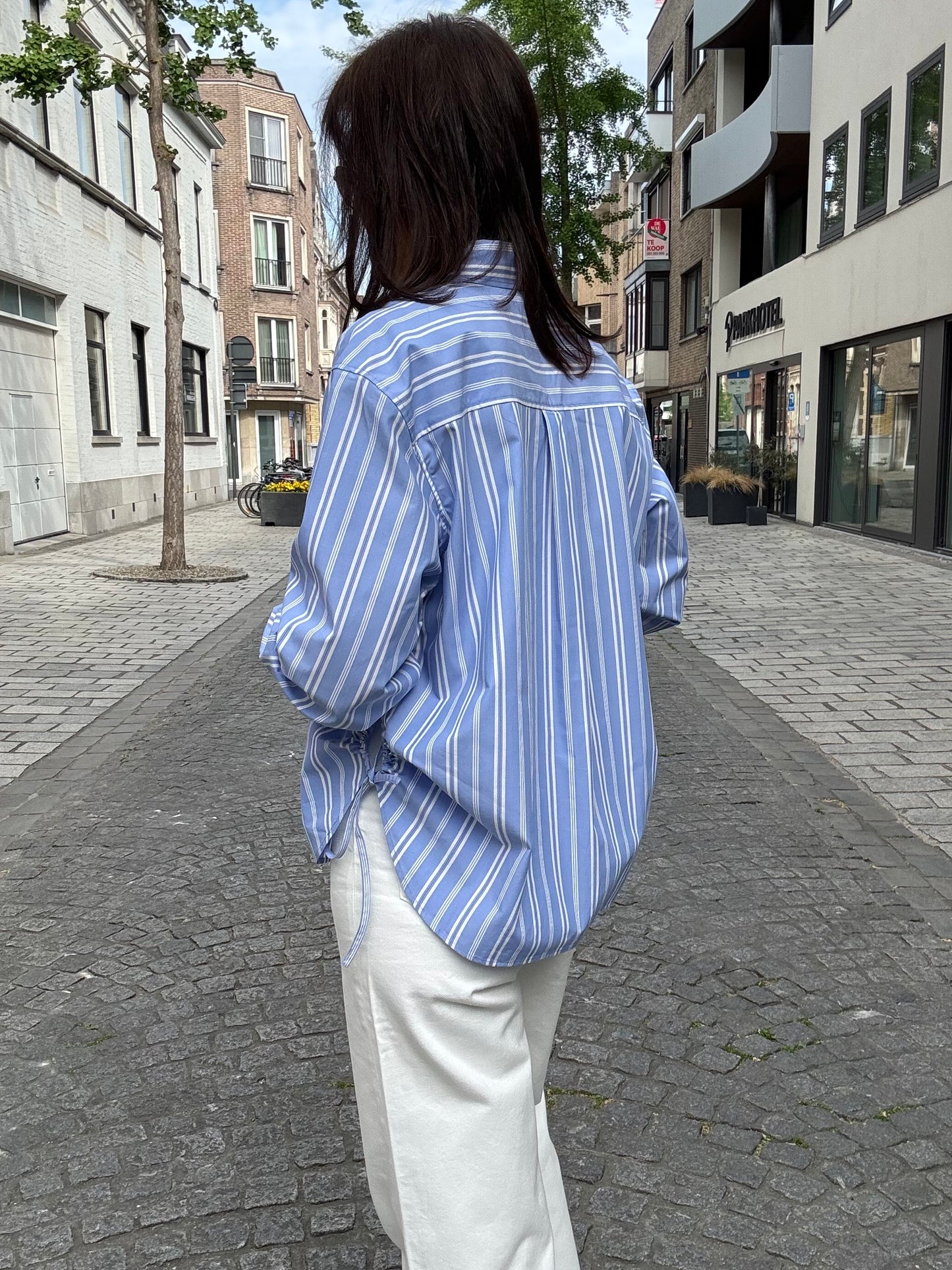 Samsoe Samsoe Bloes Sacatan Blue Stripe