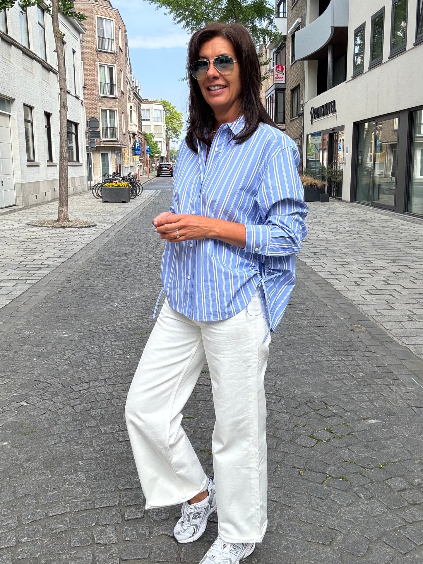 Samsoe Samsoe Jeans Sarebecca White Rock