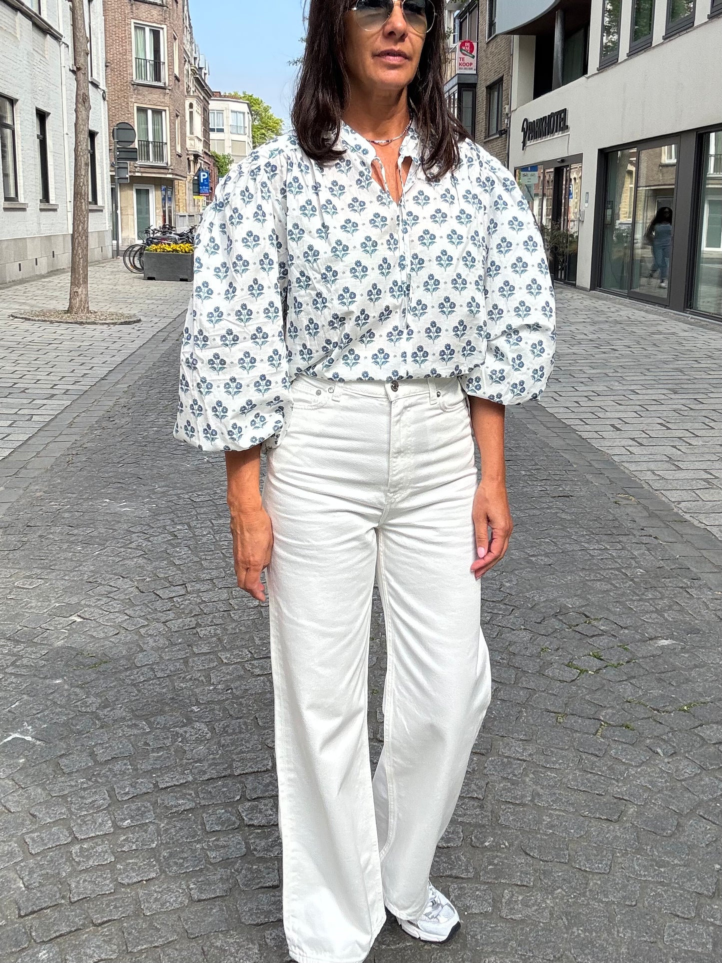Samsoe Samsoe Jeans Sarebecca White Rock