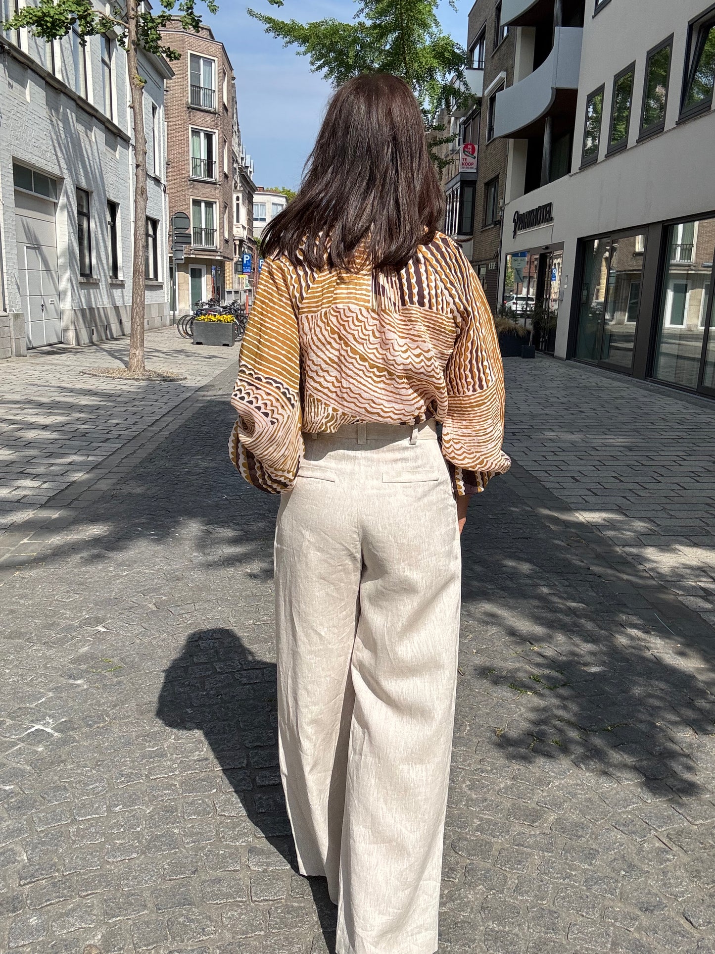 Re/Born Broek Lana Raw Linen