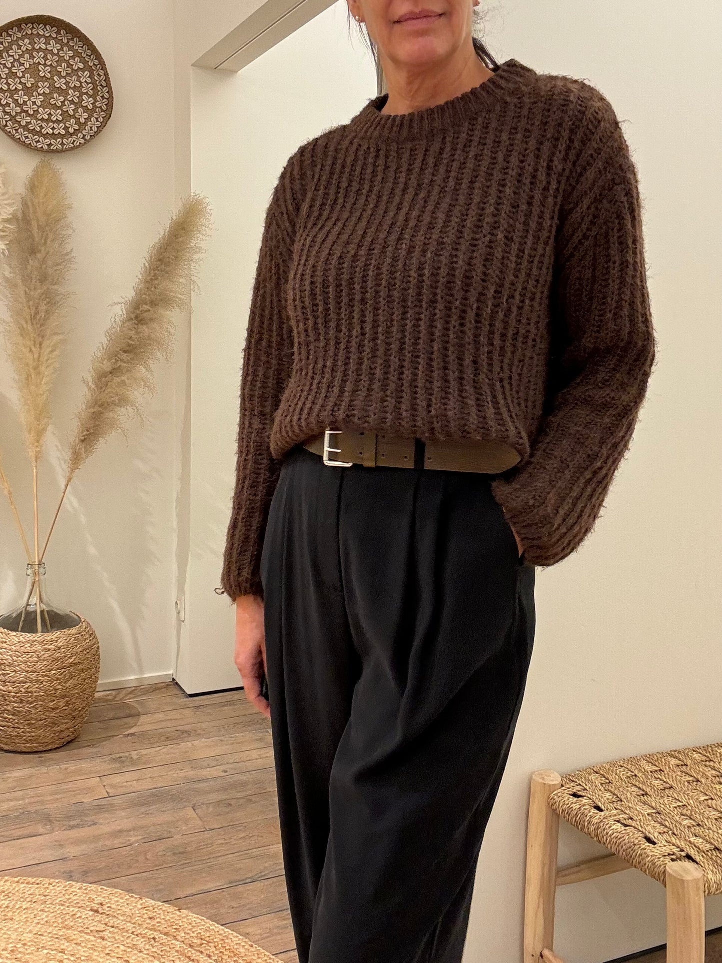 OUTLET The New Society Broek Boston Black