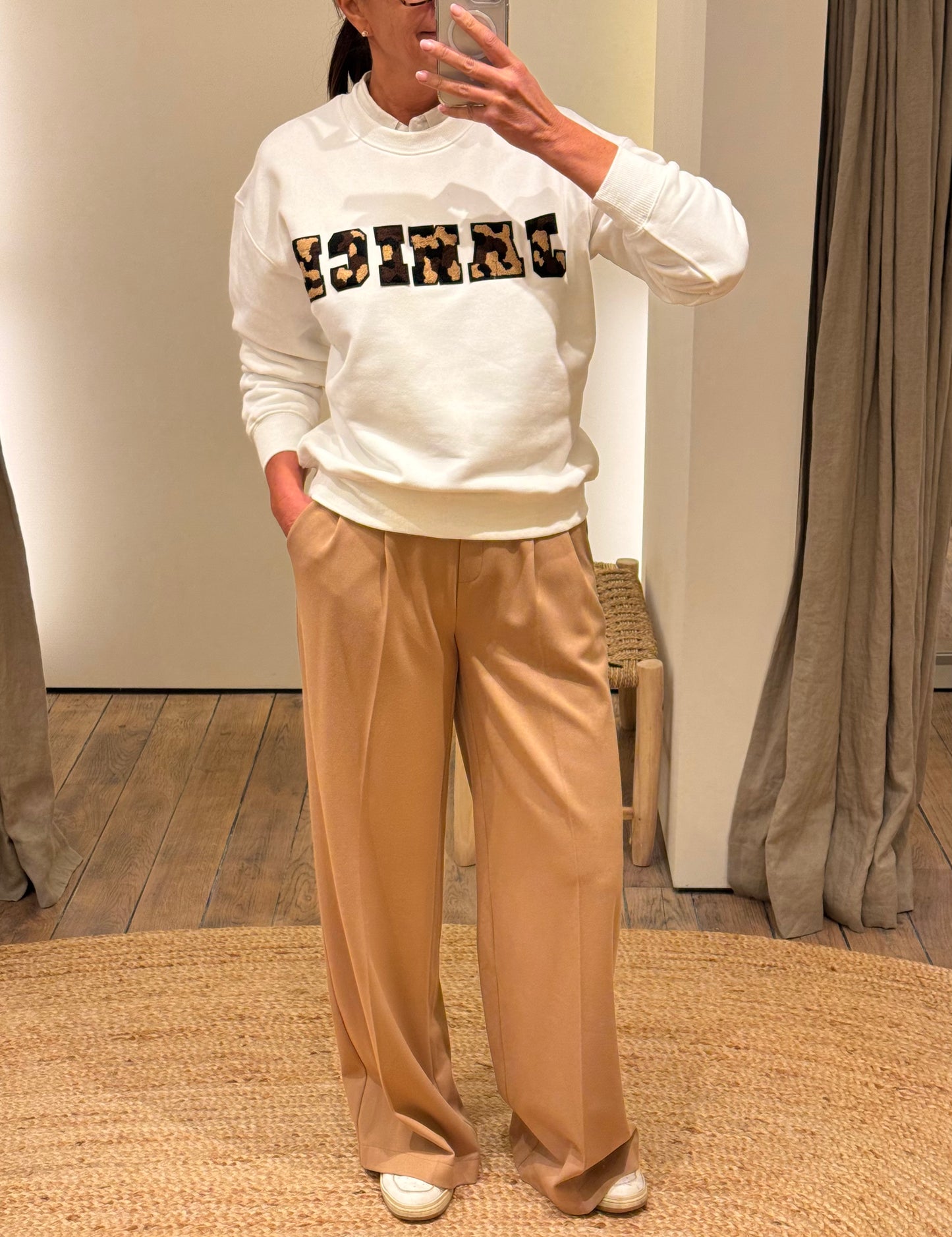 OUTLET Janice Sweater Andy White Leo