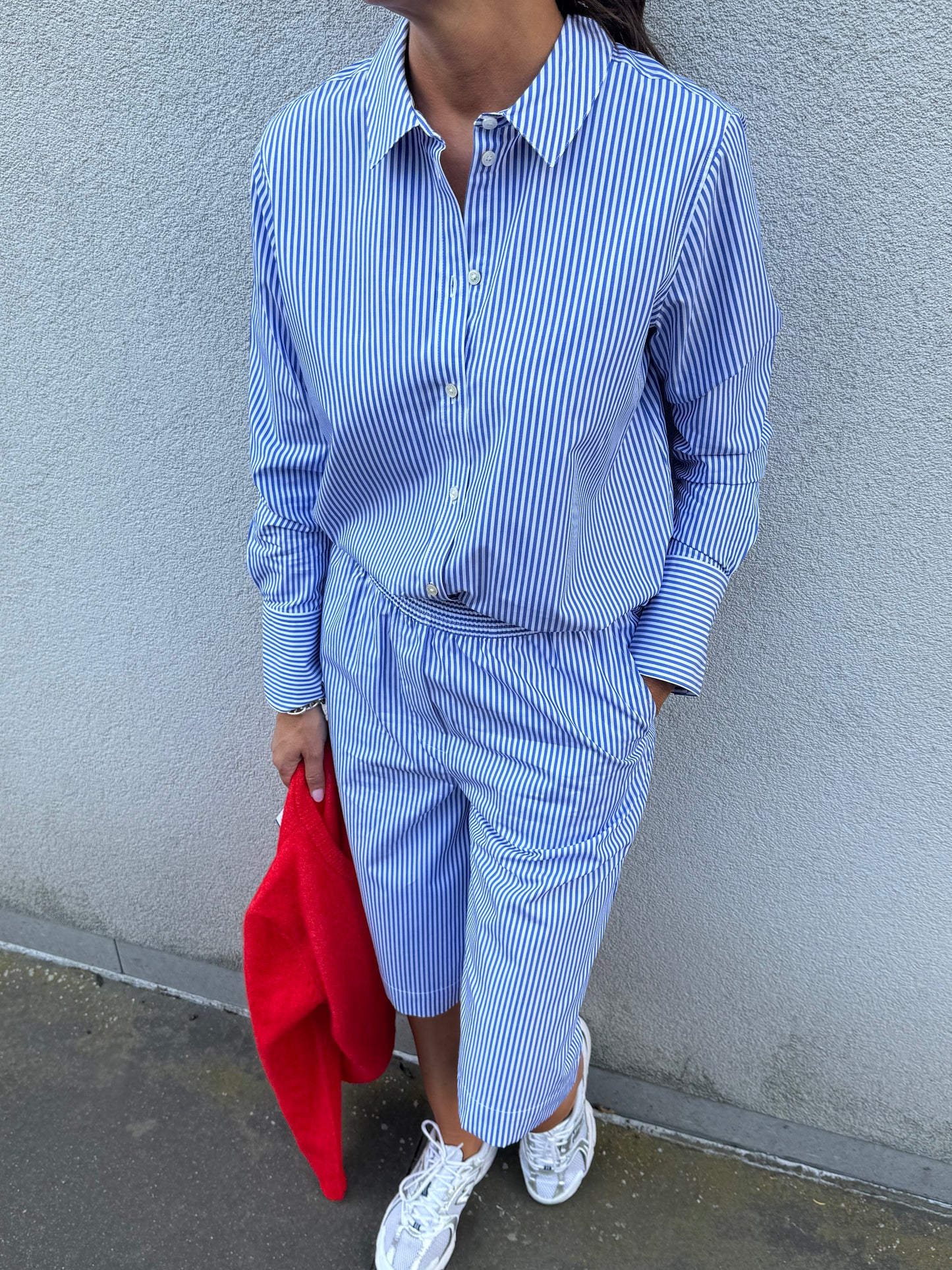 Rue de Tokyo Bloes Sylina Blue White Stripe
