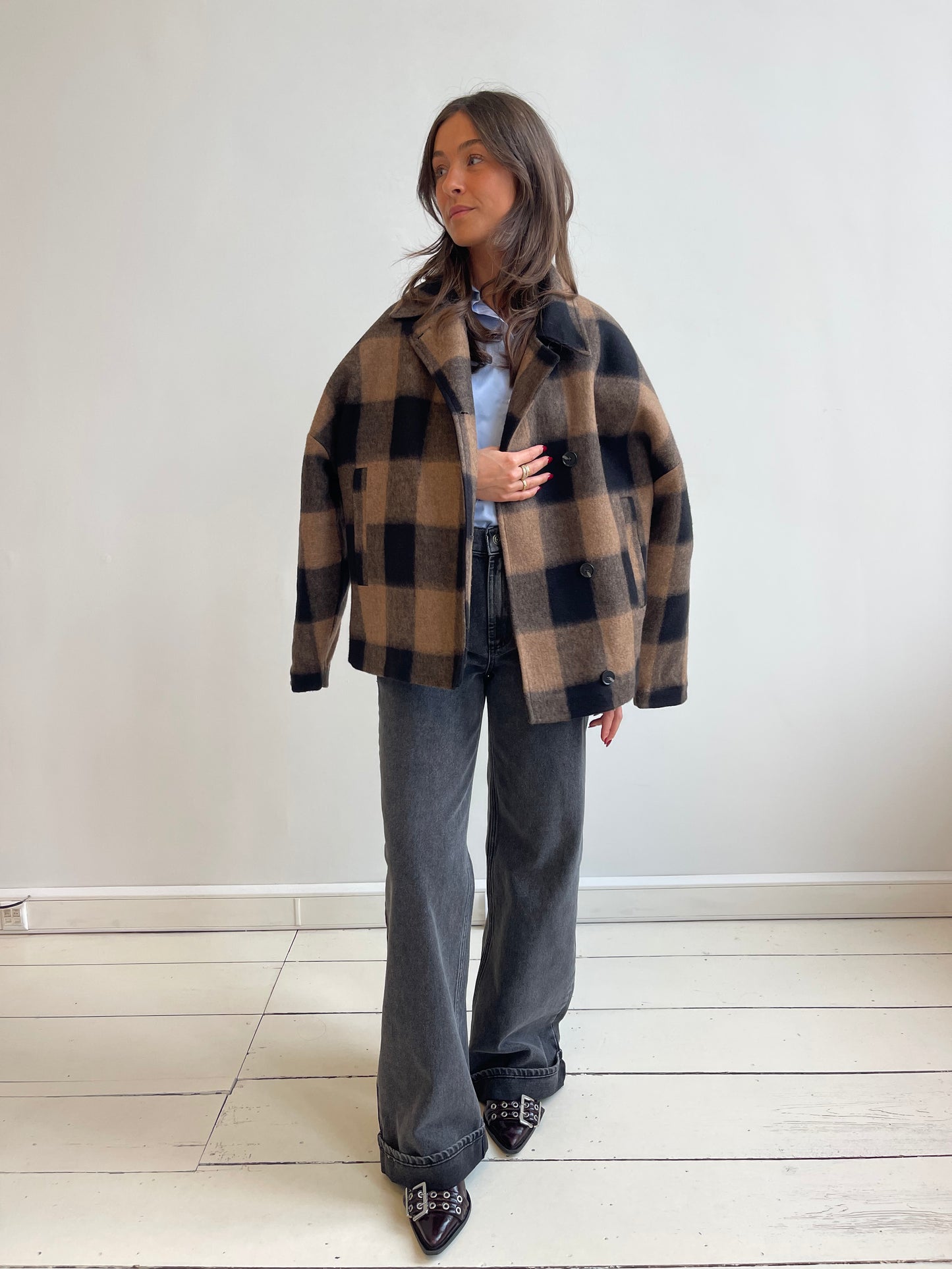 Liv The Label Jas Hazel Camel / Black Check
