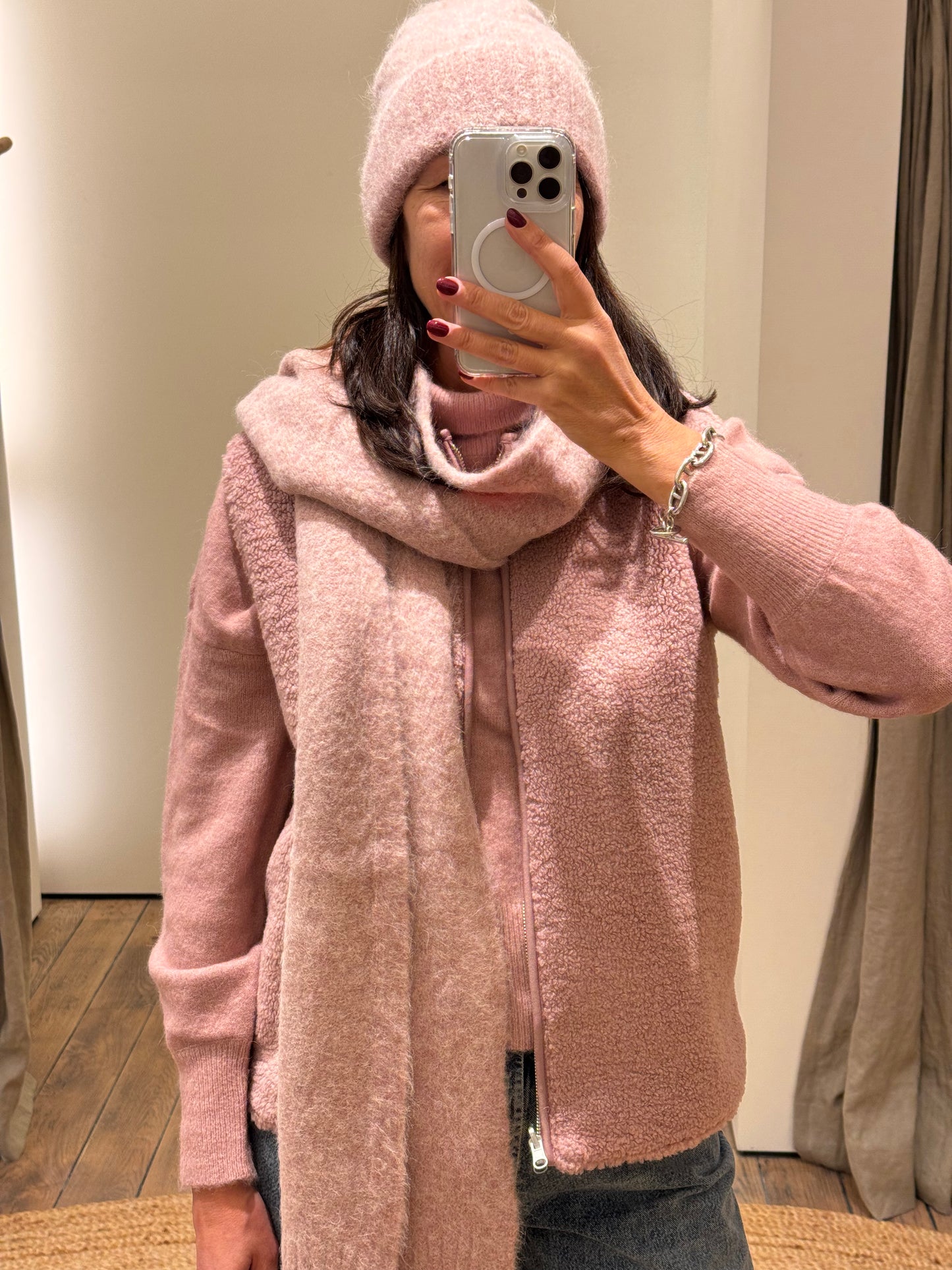 Samsoe Samsoe Muts Sajeanne Beanie Woodrose